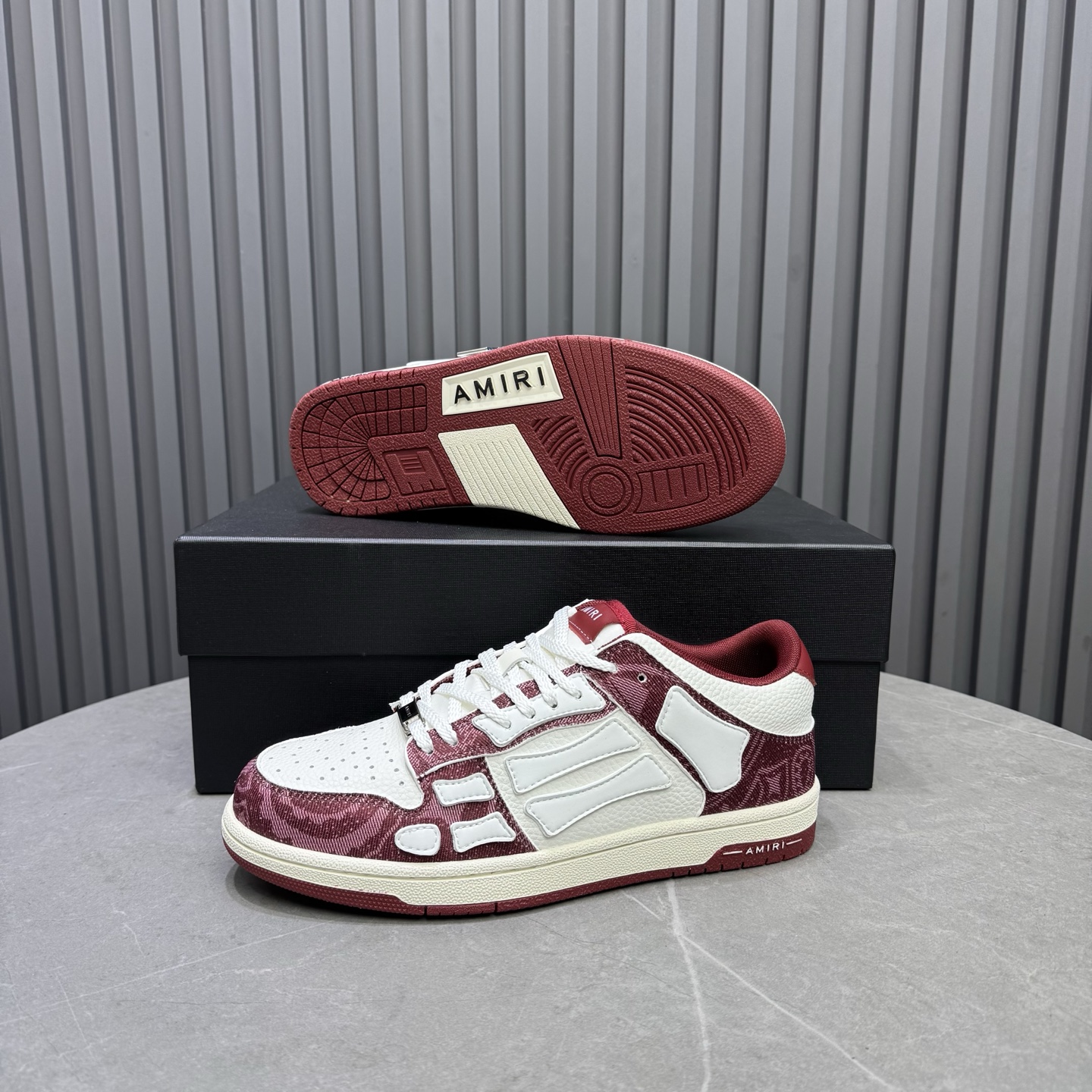 Amiri Bone Runner Sneakers: Low Top, Lace-Up, Leather, Fashion Sneakers 8 i1743861539521 9659 0 8