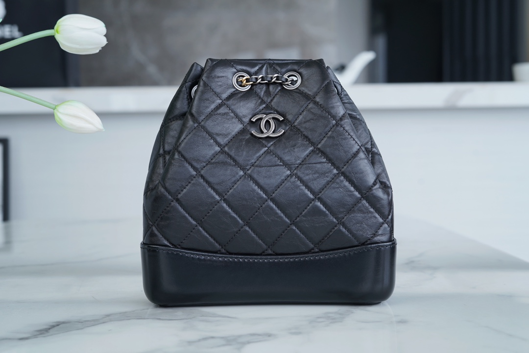 Chanel 1:1
 Bags Backpack Handbags Black Cowhide Fetal Casual