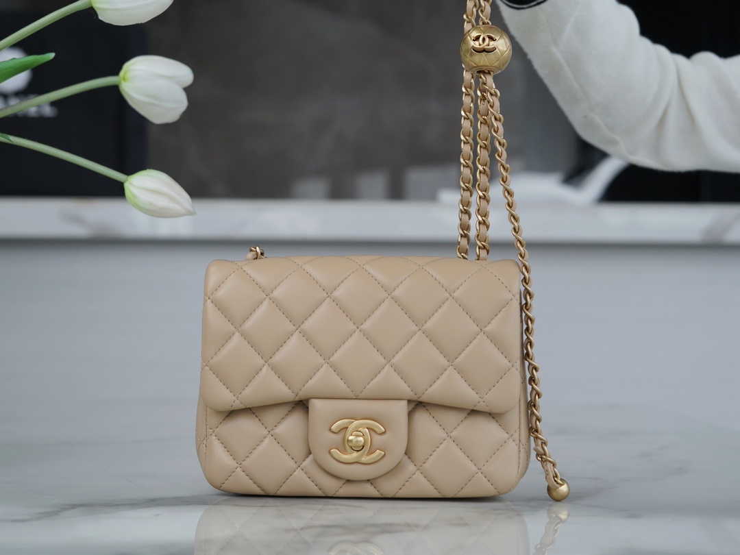 Chanel Belt Bags & Fanny Packs Handbags Crossbody & Shoulder Bags Apricot Color Underarm