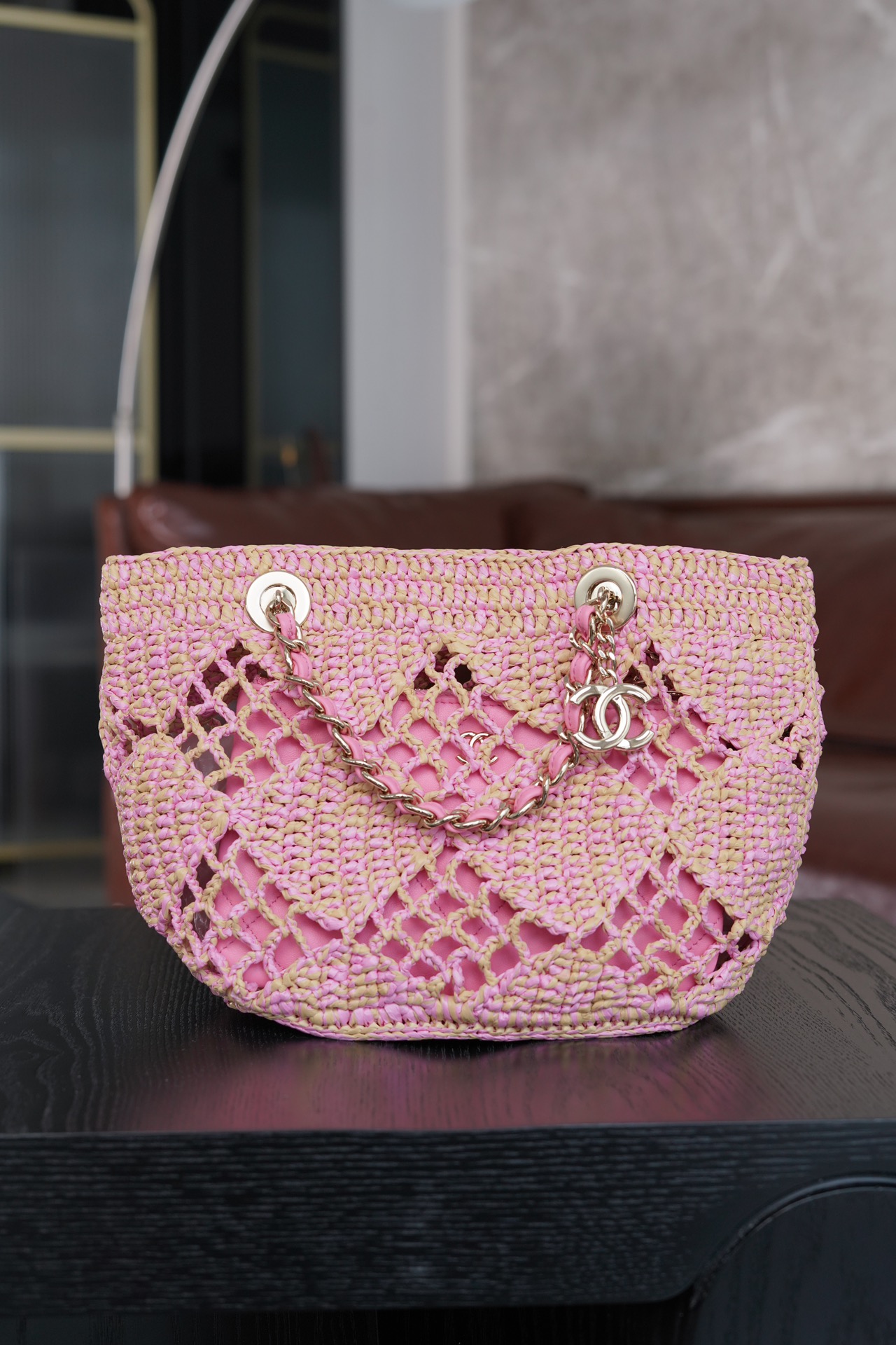 Chanel Handbags Tote Bags High-End Designer
 Openwork Straw Woven Weave Summer Collection Beach