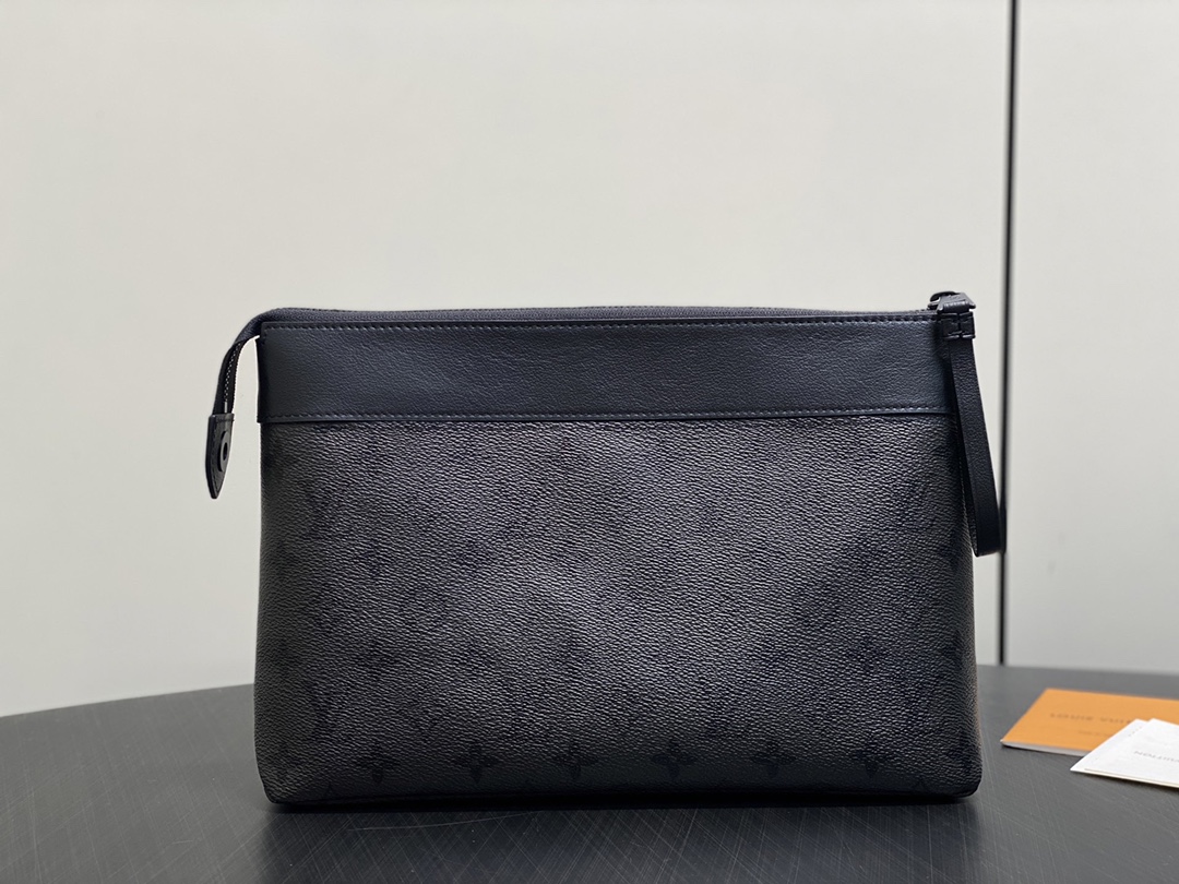 LV Style Black Leather Travel Bag style reference detail image 3 from source 760033