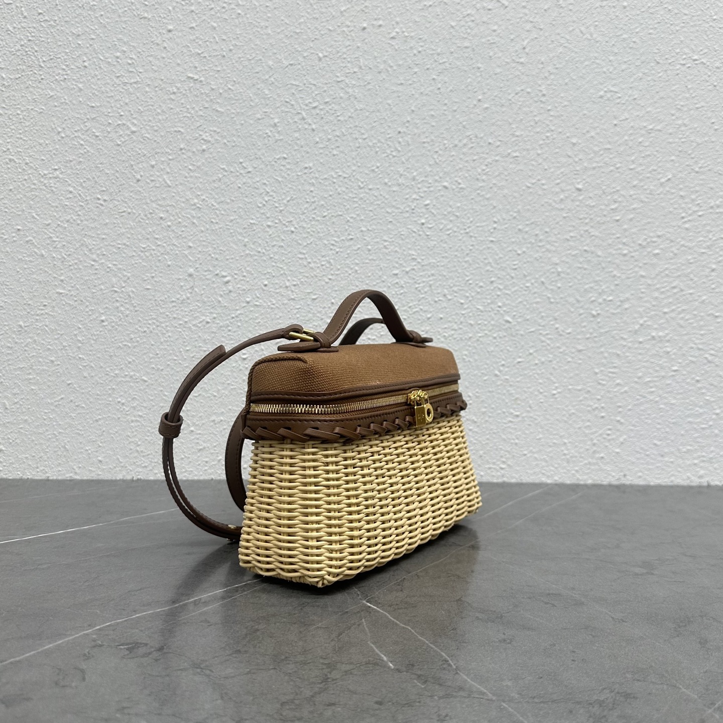 로로피아나 라탄 캔버스 토트백 LP 19 LP19 상세 이미지 2