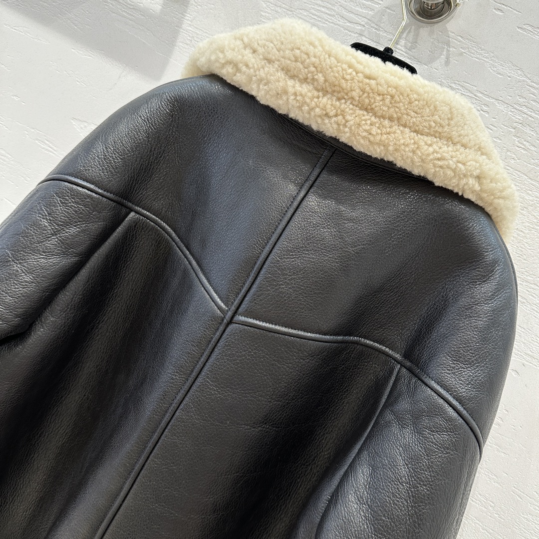 AC*E Studio Shearling Biker Jacket: Premium Merino Wool, Unisex Design 8 i1695107764 4840 6
