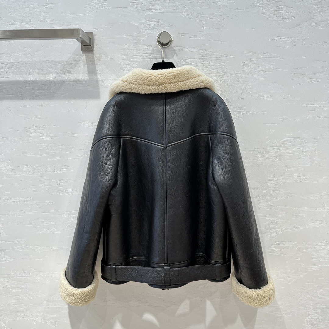 AC*E Studio Shearling Biker Jacket: Premium Merino Wool, Unisex Design 7 i1695107764 9600 5