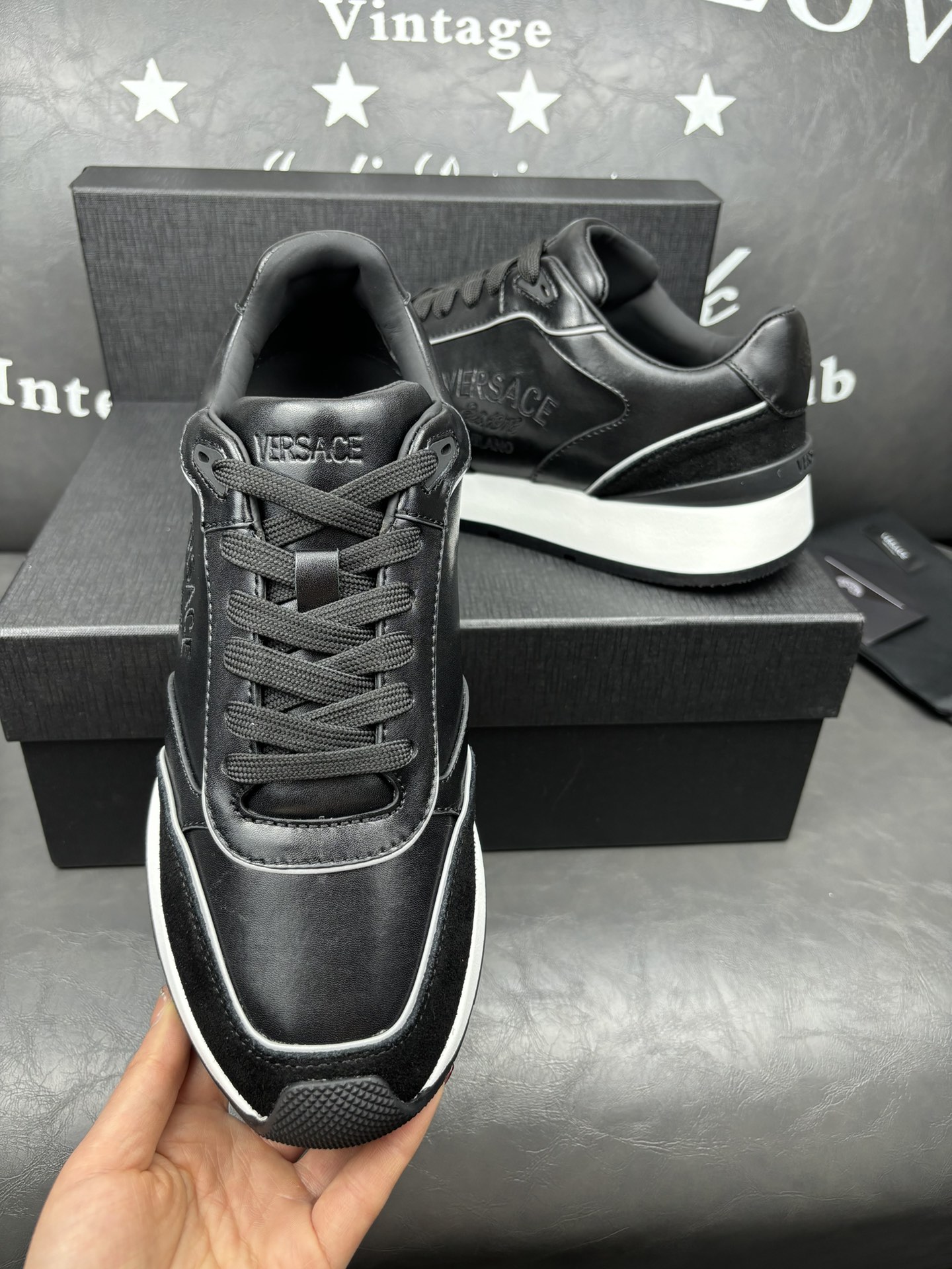 [Primavera y verano nuevo] VERSACE / Versace Hombres Versace Milano 39-44 38.45 personalizado