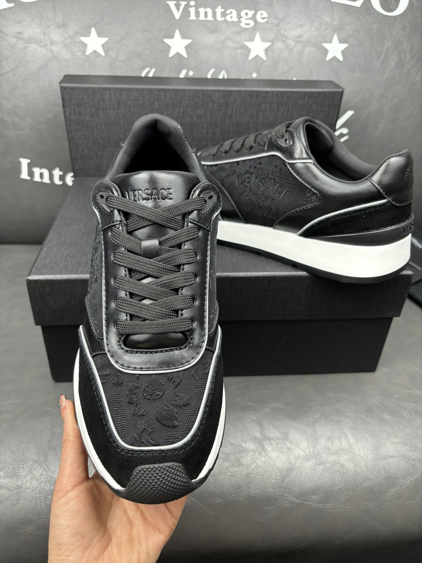 [Primavera y verano nuevo] VERSACE / Versace Hombres Versace Milano 39-44 38.45 personalizado