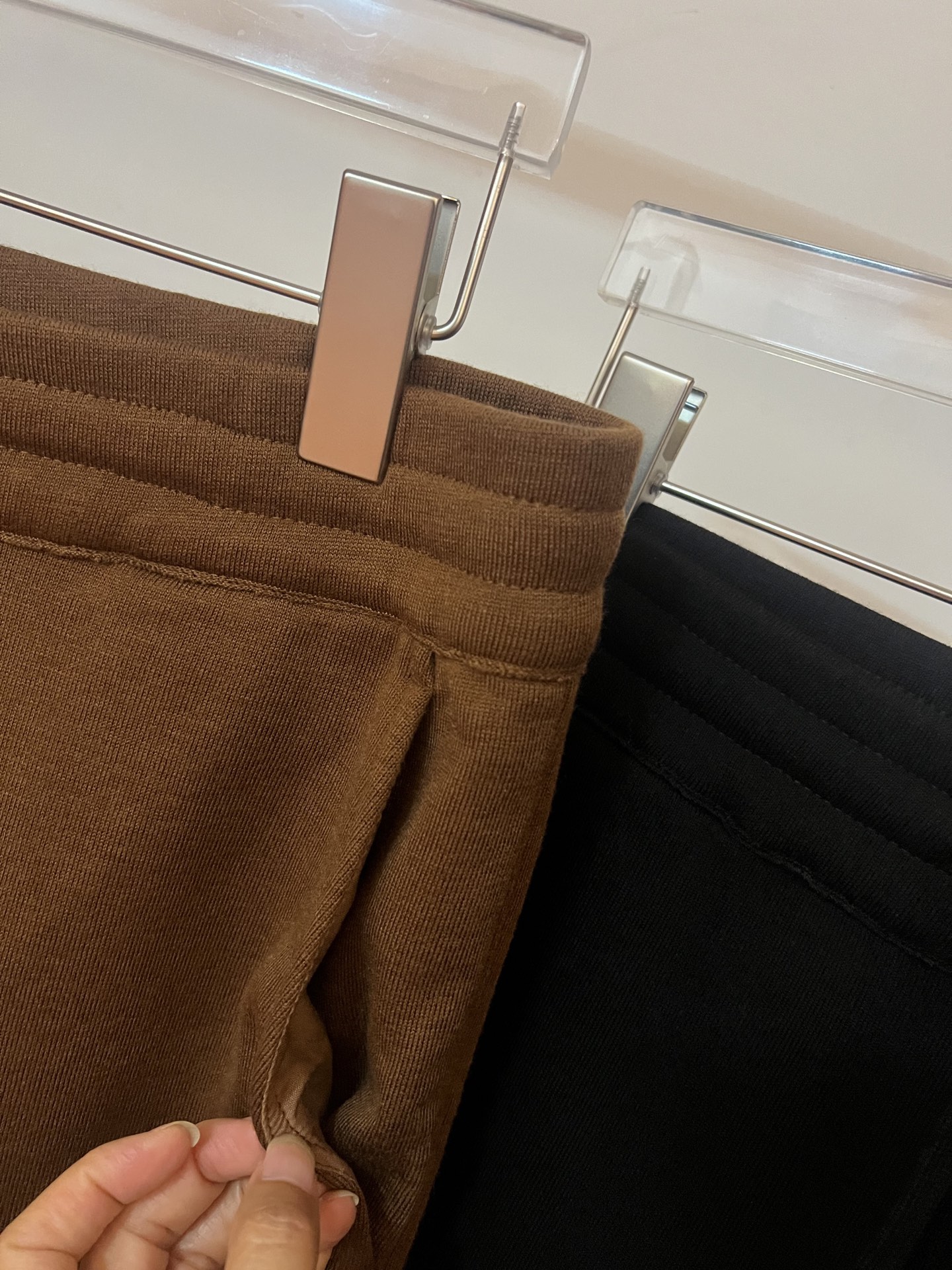 lp🆕 （羊毛加绒）2025冬季官网同款加绒羊毛裤 黑色 啡色 S. M. L. XL. XXL