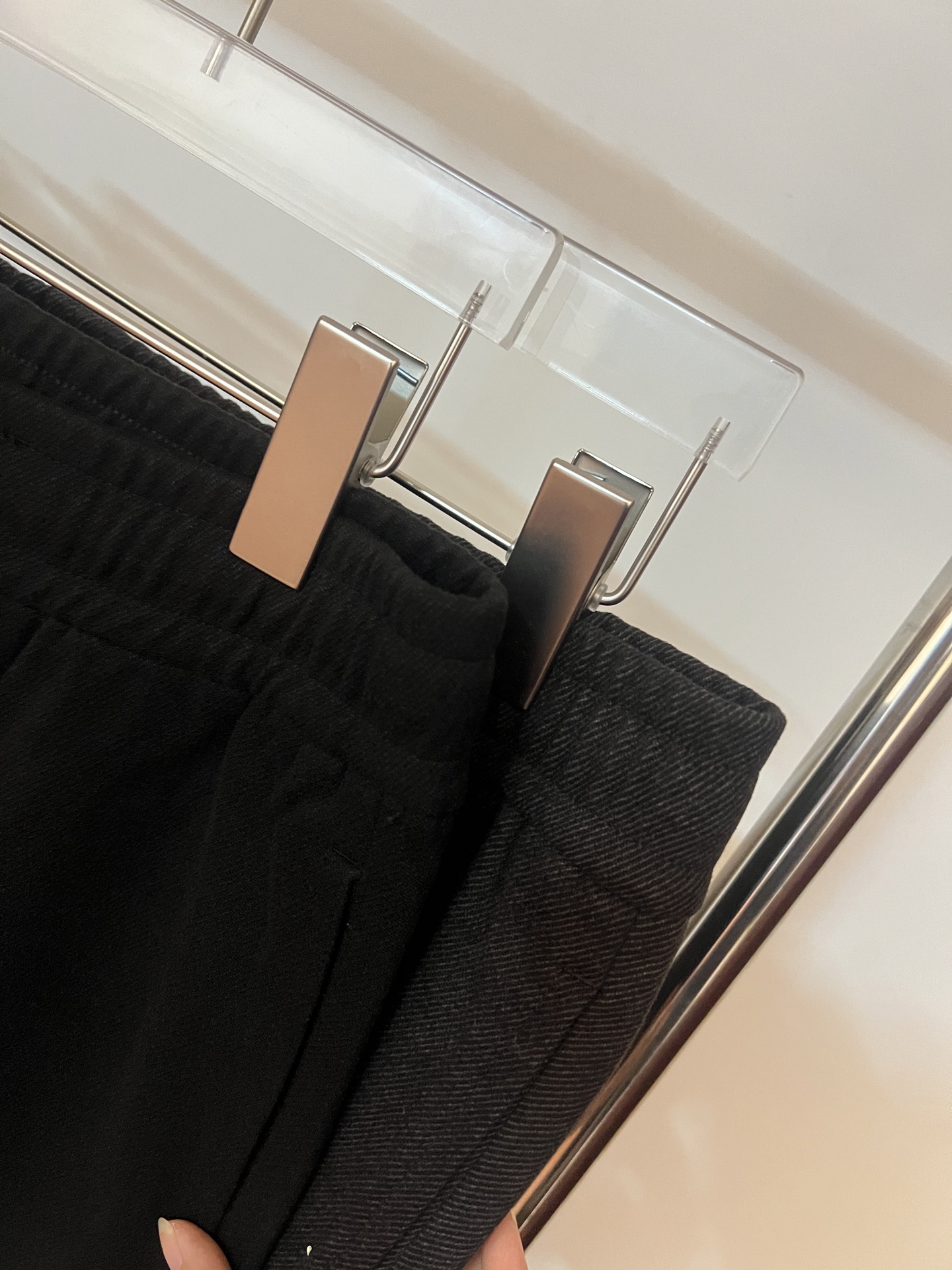 Moncler (加厚薄绒)冬季新款聚酯纤维面料+薄绒卫裤 黑色 啡色 S. M. L. XL. XXL