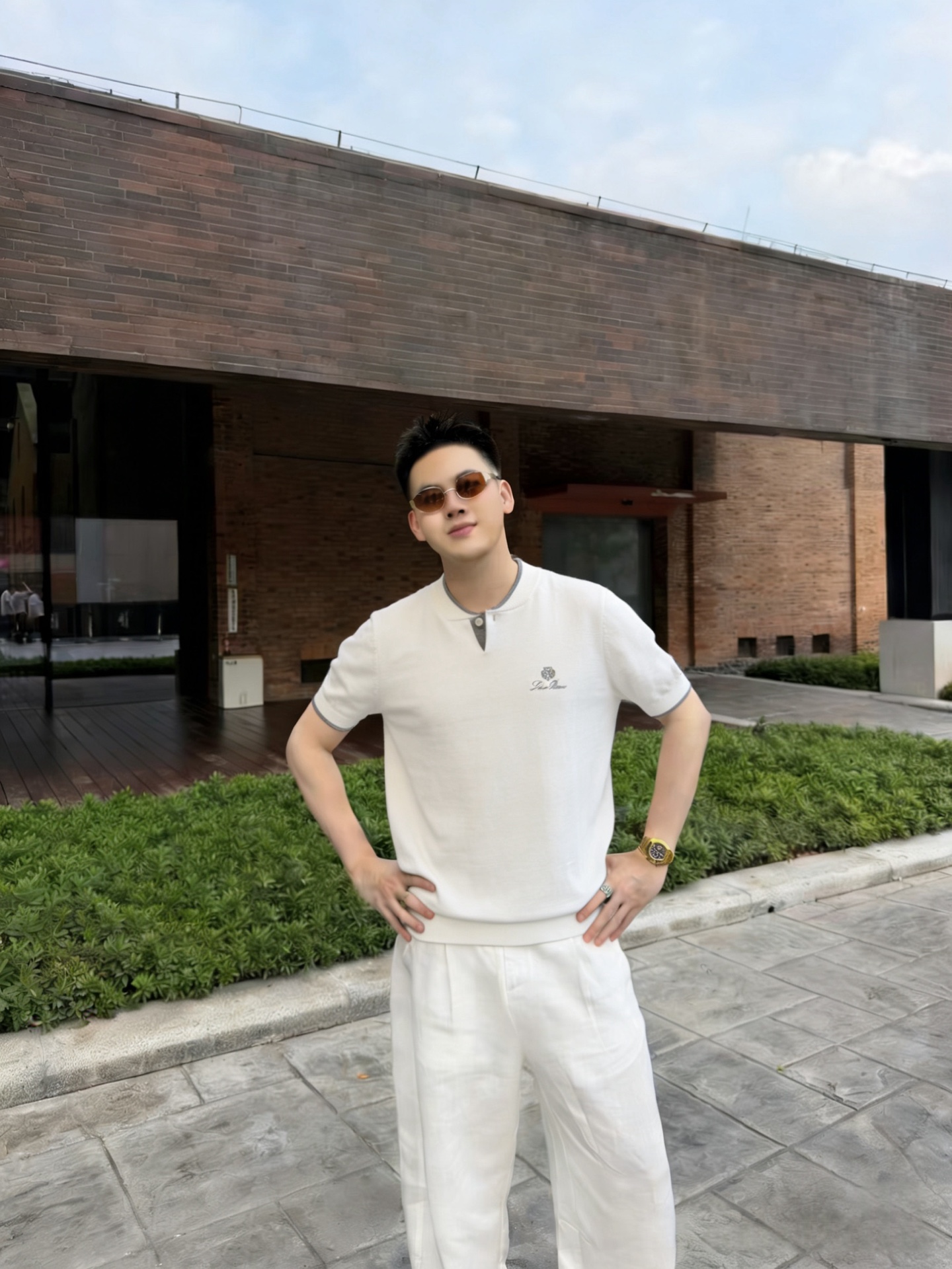 로로피아나 남성 반팔 129636 Loro Piana T Shirt 썸네일 이미지