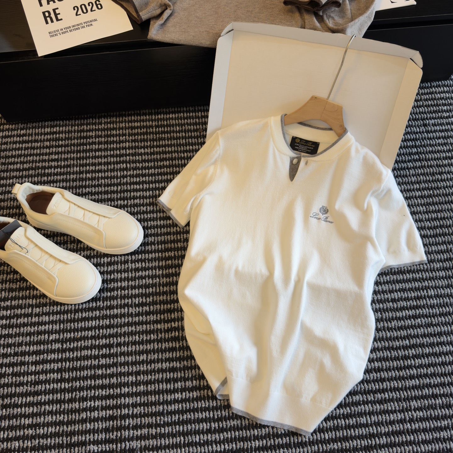 로로피아나 남성 반팔 129636 Loro Piana T Shirt 썸네일 이미지