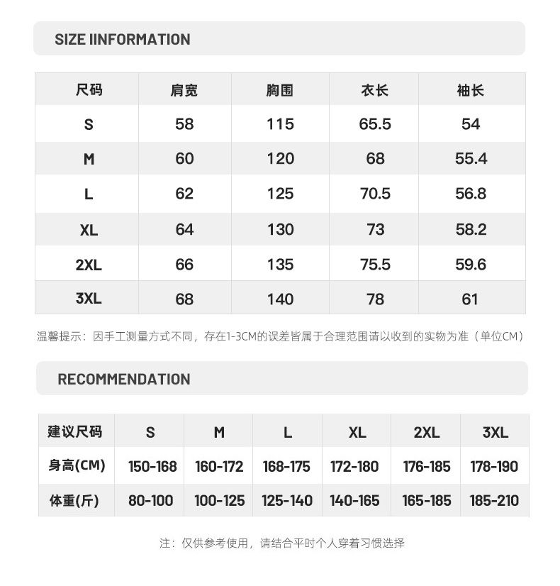 特价115不退换
北面THE NORTH FACE拼接撞色手塞棉立领情侣棉服保暖棉衣外套  这次设计师给大家带来的是另一种视觉冲击 先看整件数码印花 这个图案经过数百次打版试样 最终调整到最高清的效果  
🔥为了达到最佳的上身效果 衣服内部甄选德国进口颗粒棉  
🔥面料甄选进口空气记忆 防风保暖 版型立体 上身更保暖 立体口袋 3D裁剪 彰显垂坠感 更显版型  经典百搭 上身舒适挺括 由独特的保暖 耐磨 透气技术加持（更多细节详情可查看细节图组🔎）
暖冬型格/情侣搭配更加帅气（男女同款💫）
陪你不负冬日☀️
冬季不可或缺的尖货/温暖舒适/干爽无拘 🏅
颜色  黑色  玫红色  白色 卡其 浅蓝 姜黄色 军绿色
尺码:S-XXXL
尺码详情看图九







