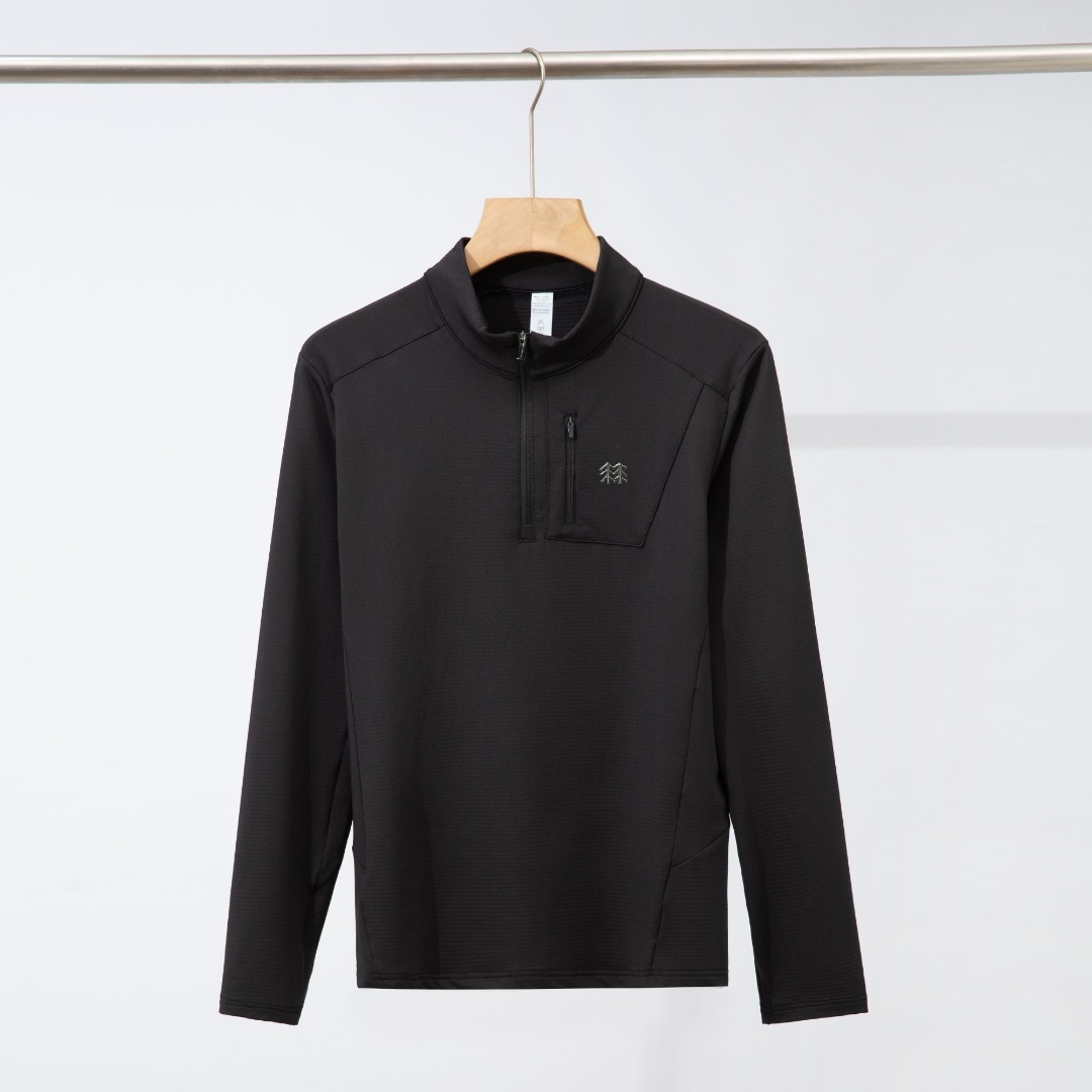 🛒购物价： 💰175
男女同款
秋冬一体绒，半拉链立领户外运动T恤卫衣打底内搭
尺码：S-3XL，
颜色：丁香蓝，冰川白，时尚黑，石碳灰，橄榄绿







