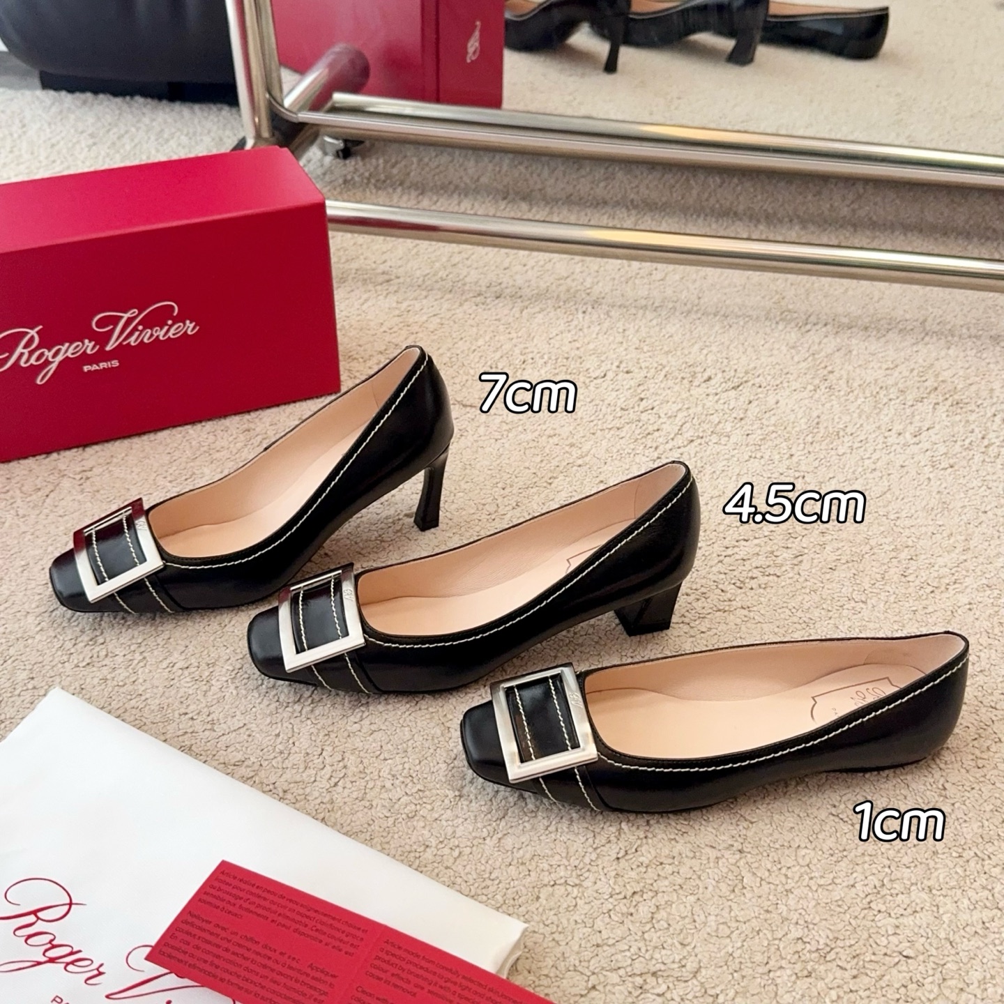 Roger Vivier RV早春新品缝线Trompette系列