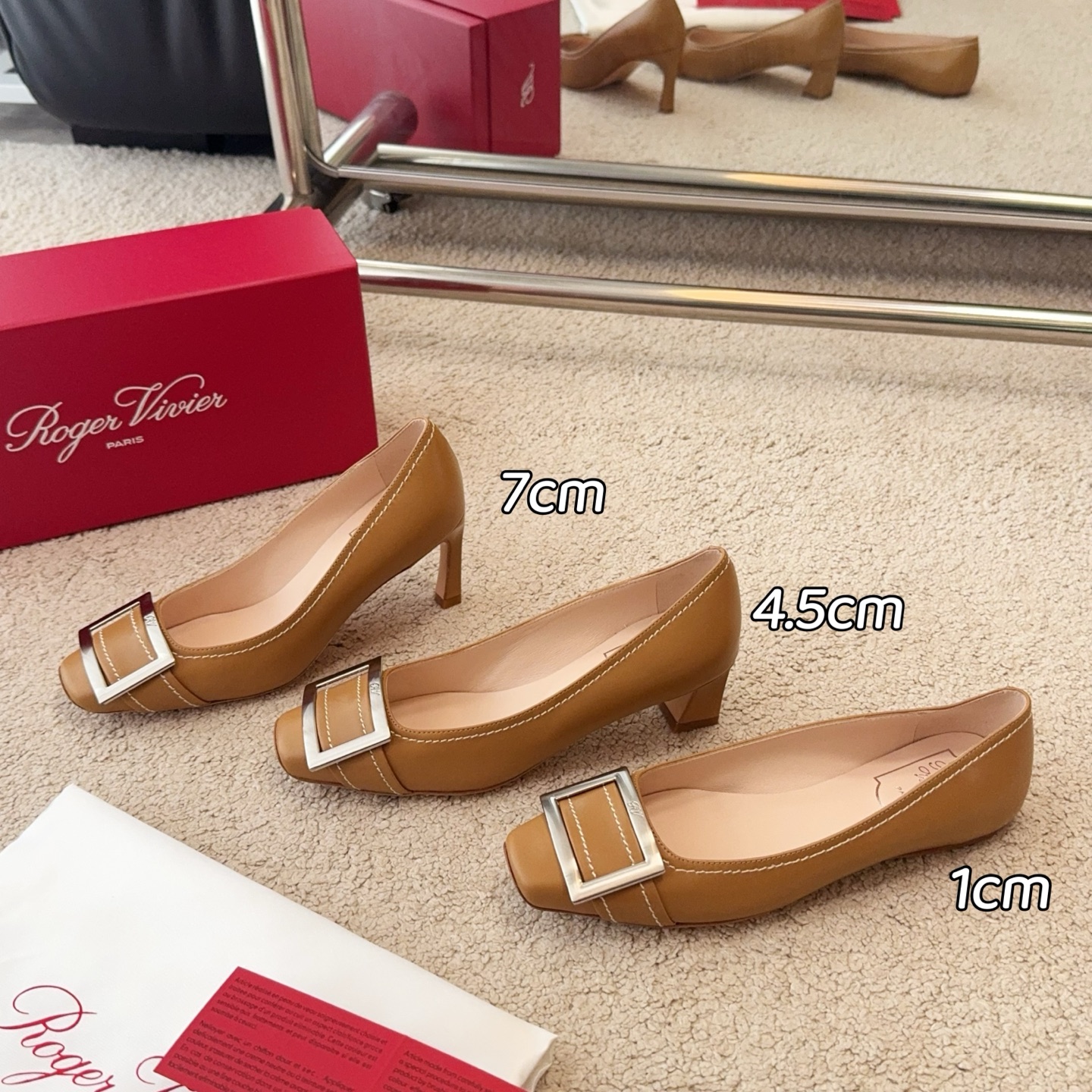 Roger Vivier RV早春新品缝线Trompette系列