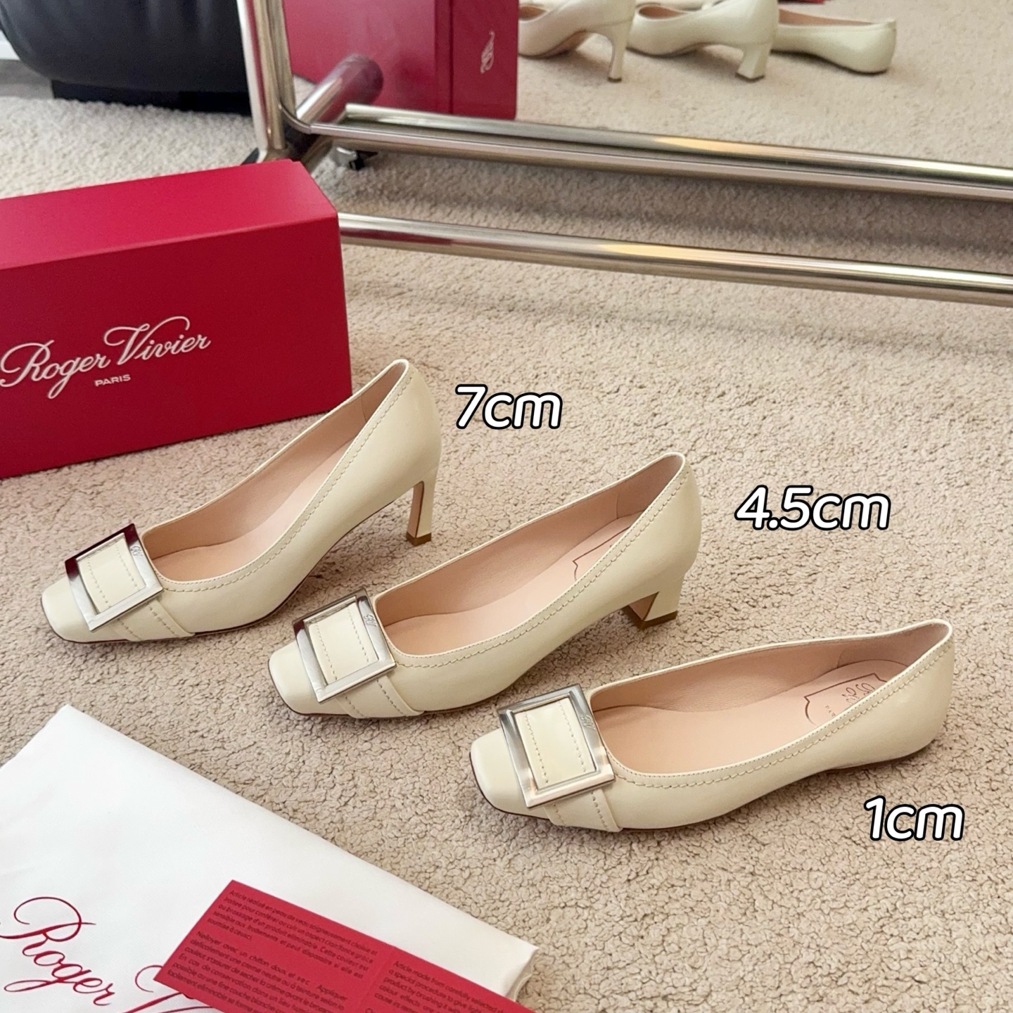 Roger Vivier RV早春新品缝线Trompette系列