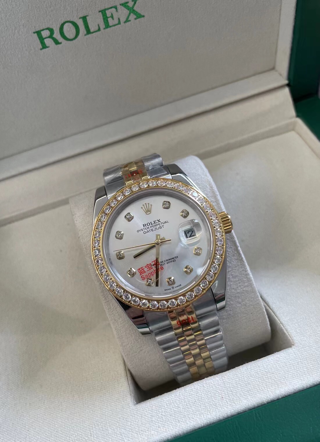 롤렉스 41MM316 L 스테인리스 남성용 손목시계 43496 이미지 4