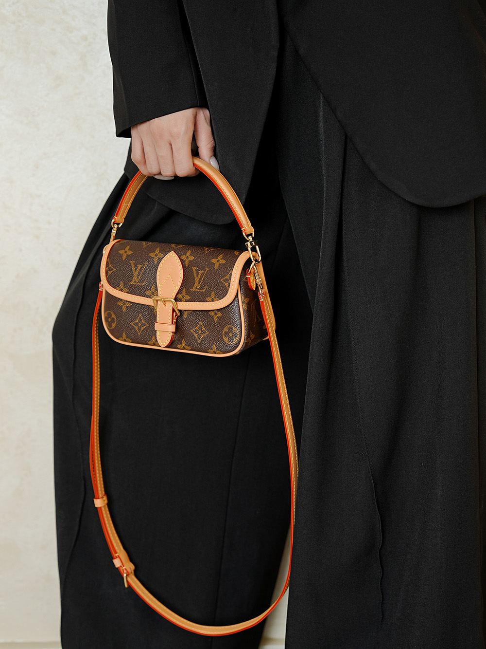 LV Nano Diane Baguette Bag – Chic Mini Shoulder Handbag for Effortless Style