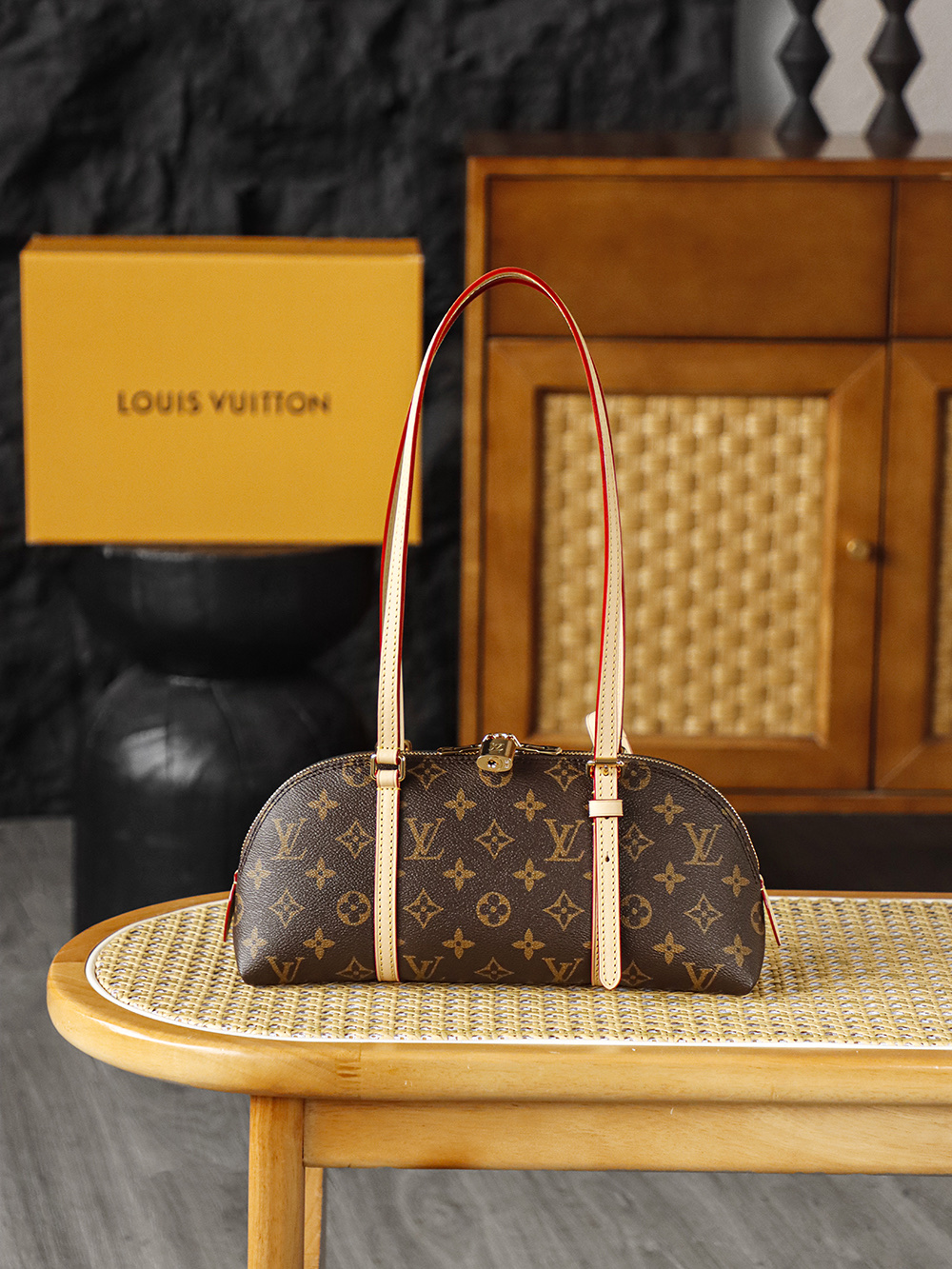 Chrome Hearts Squire East West Shoulder Bag with 24K Gold-Plated Hardware