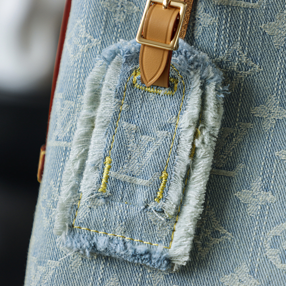 Louis Vuitton Small Carryall Denim Bag M11462