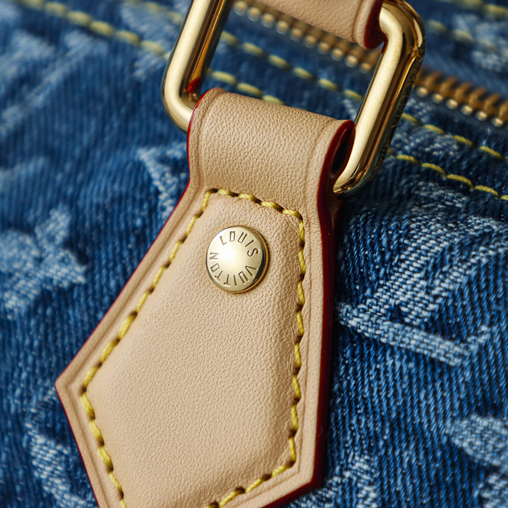 Louis Vuitton Speedy 30 Denim Monogram Handbag – Iconic Classic