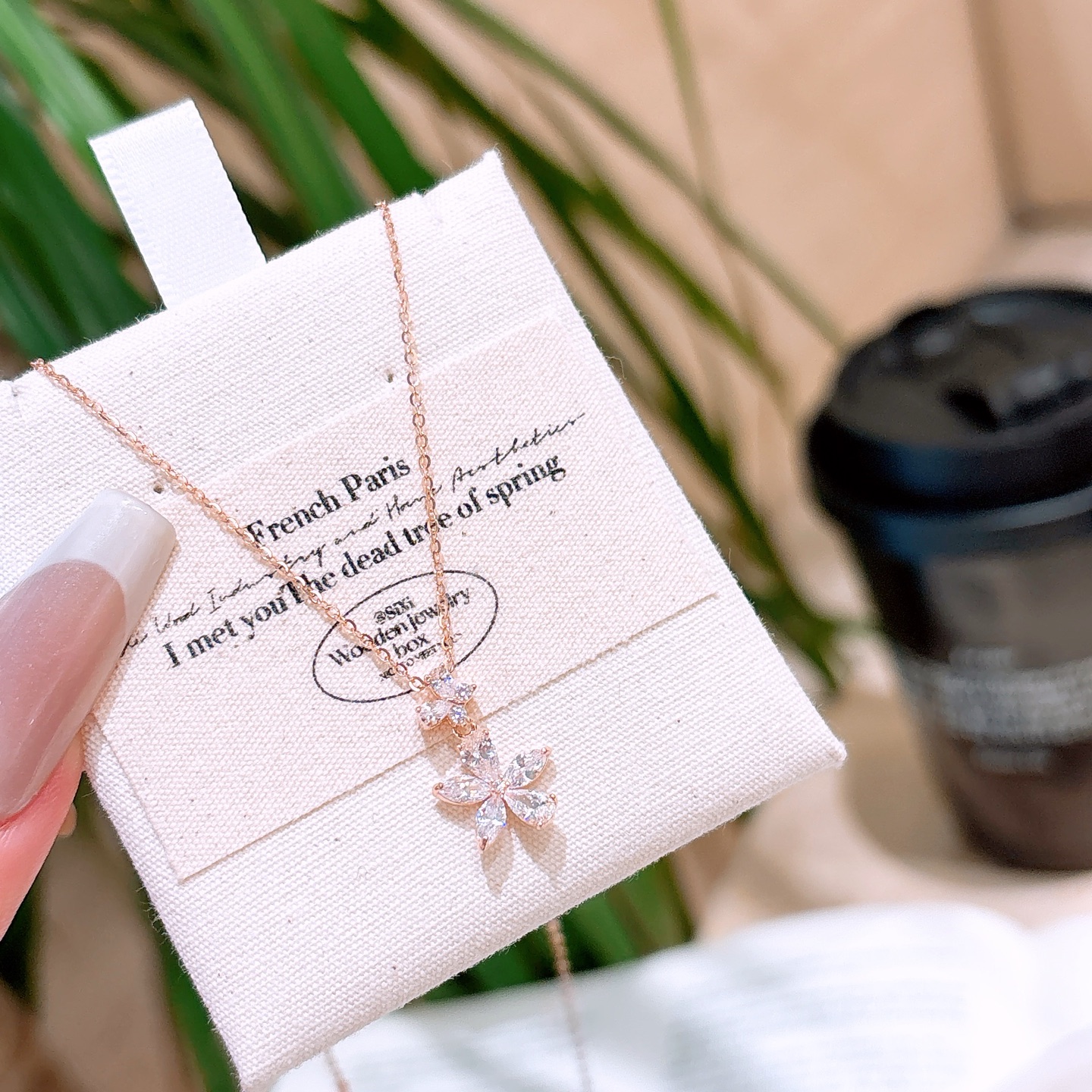 Nickel Free Silver Necklace Gentle Gift for Her Silver