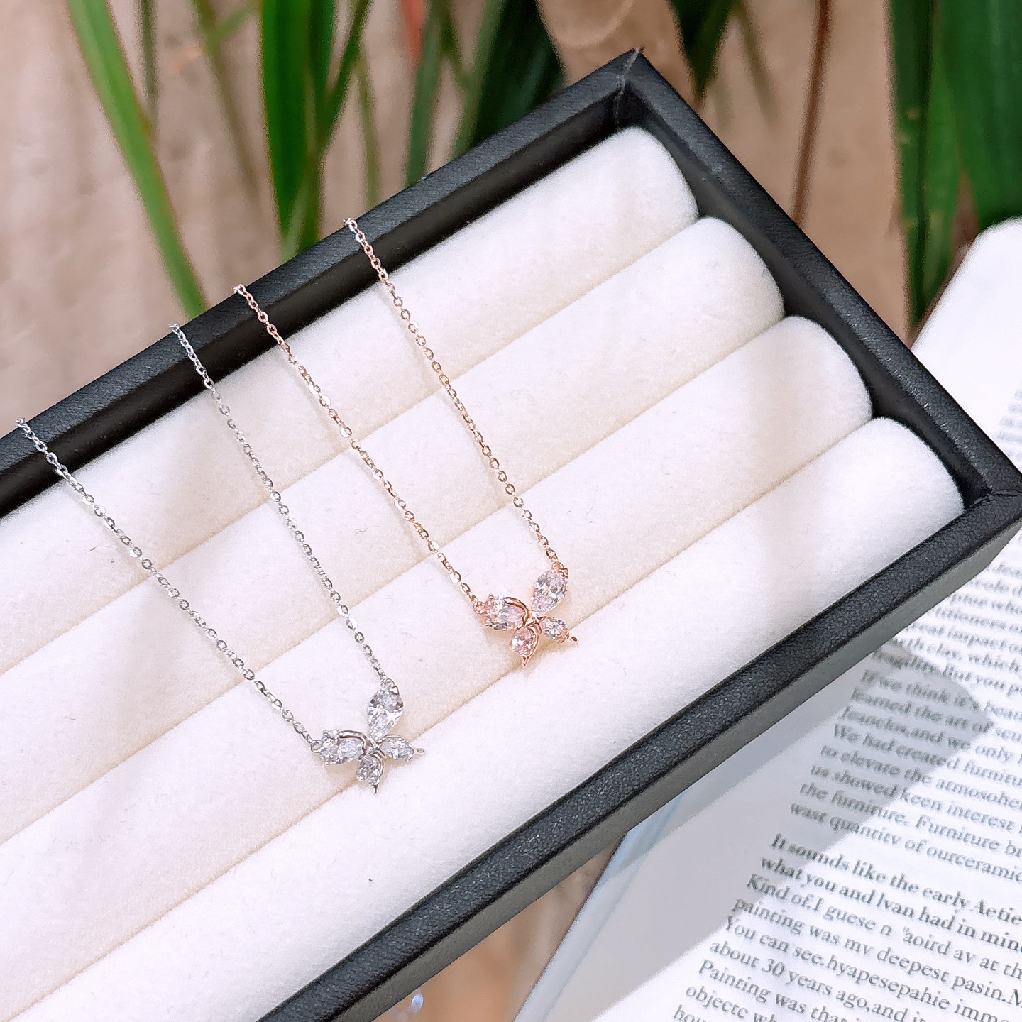 Nickel Free Silver Necklace Light Luxury New Year Gold