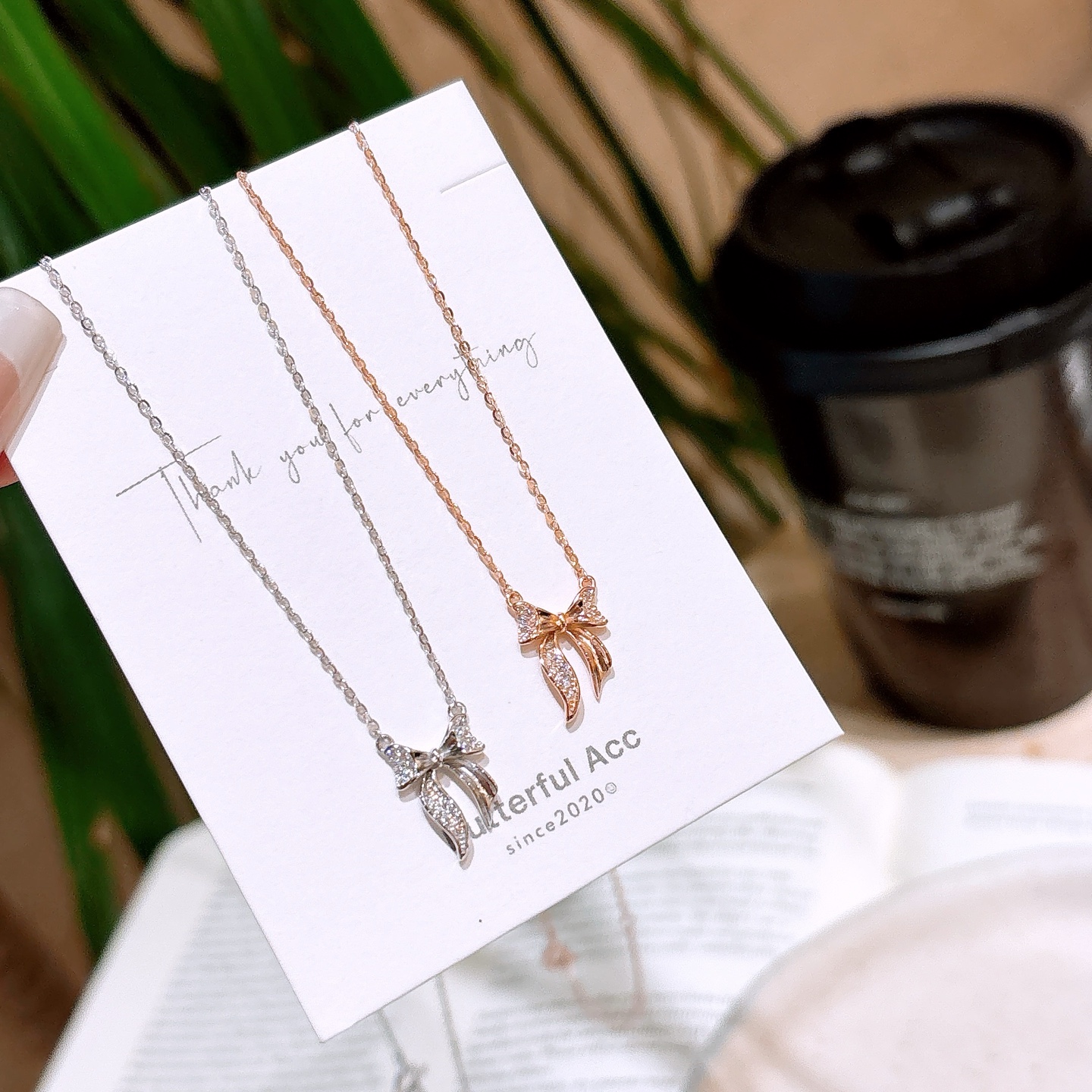 Solid Silver Necklace Gentle Mother's Day Silver