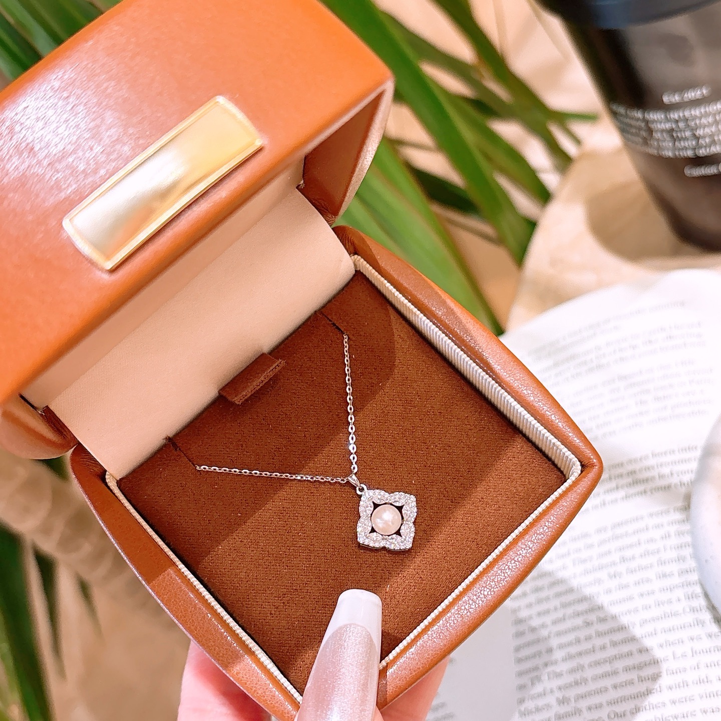 森ガール925シルバーネックレスゴールド 自分へのご褒美