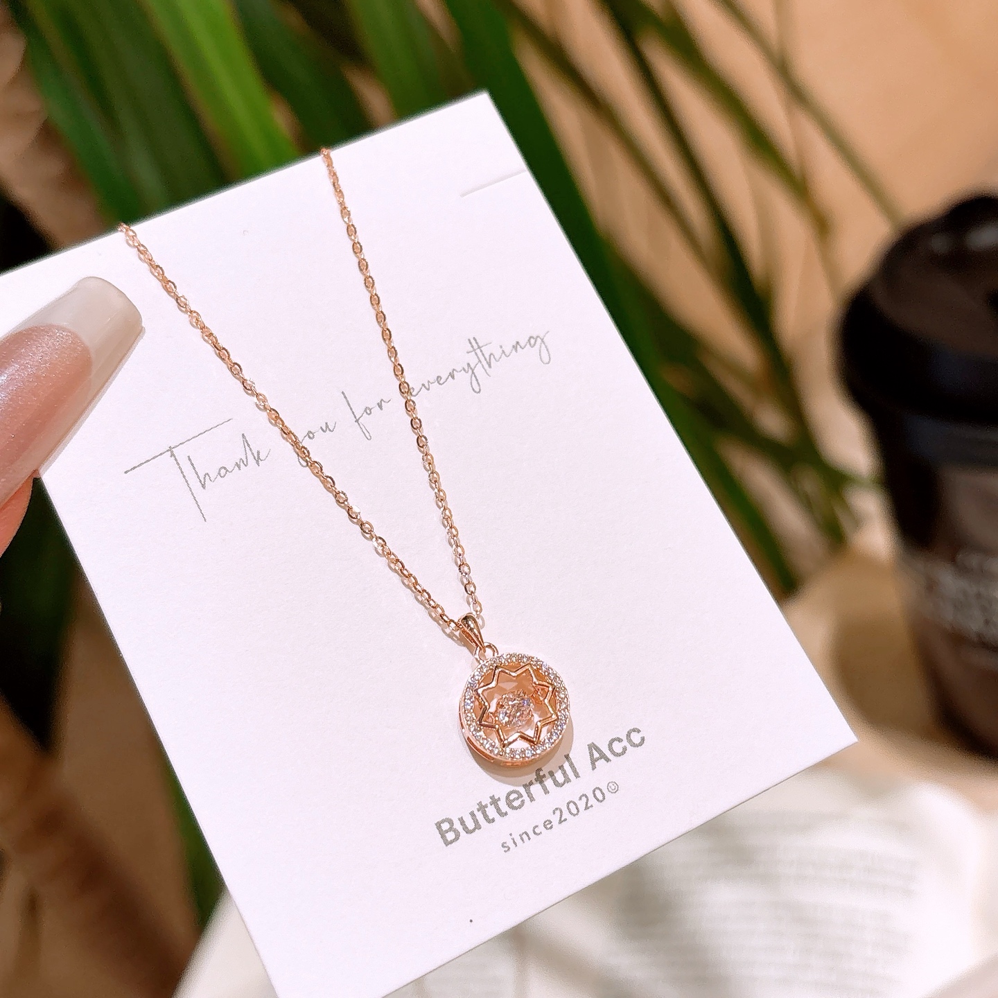 Nickel Free Silver Necklace French Annual Party Gold