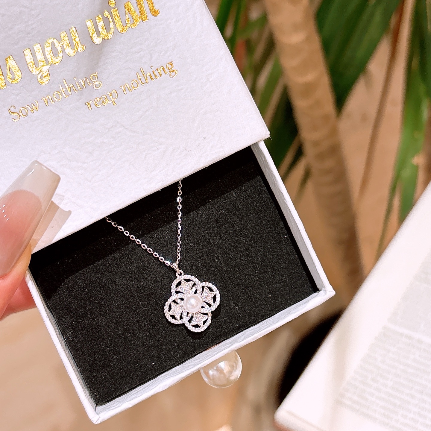 Solid Silver Moissanite Necklace Fresh Wedding Silver