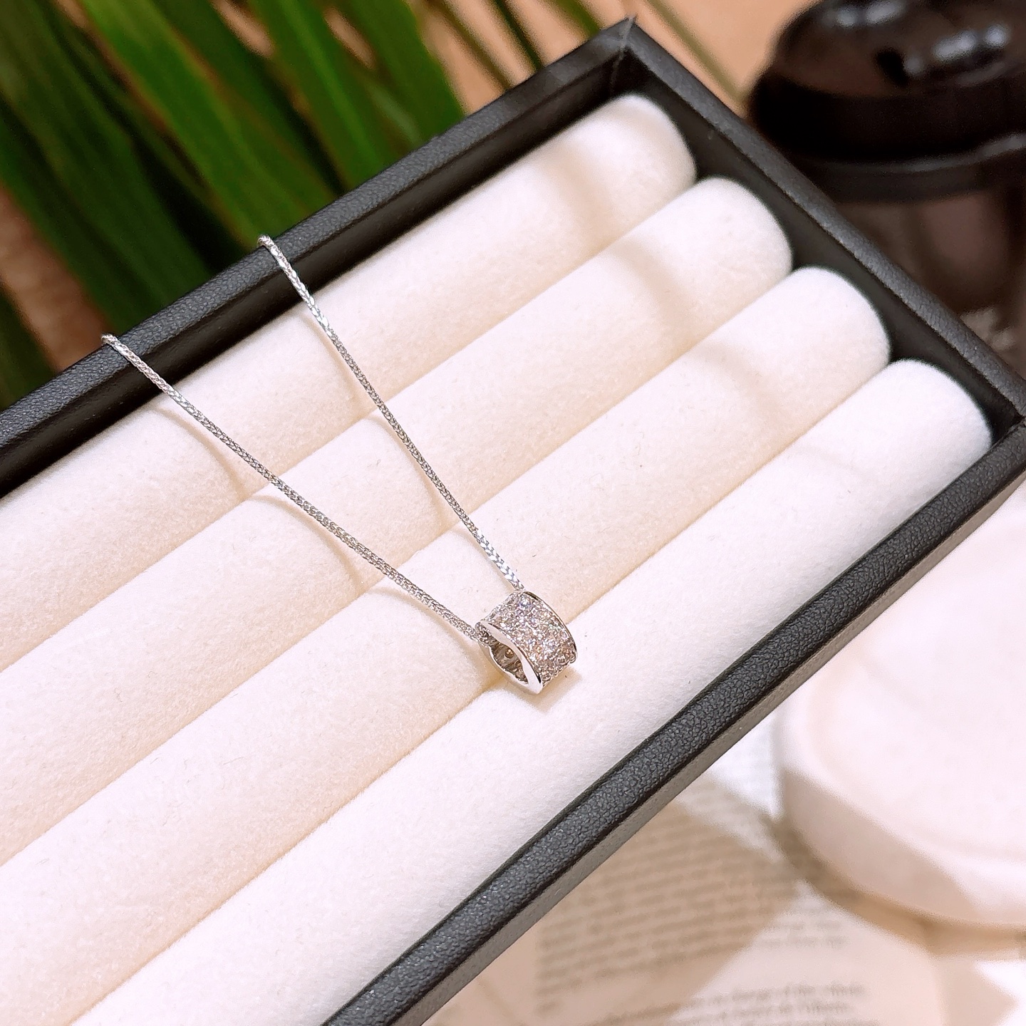 Nickel Free Silver Moissanite Necklace Ethereal Bestie Gift Gold