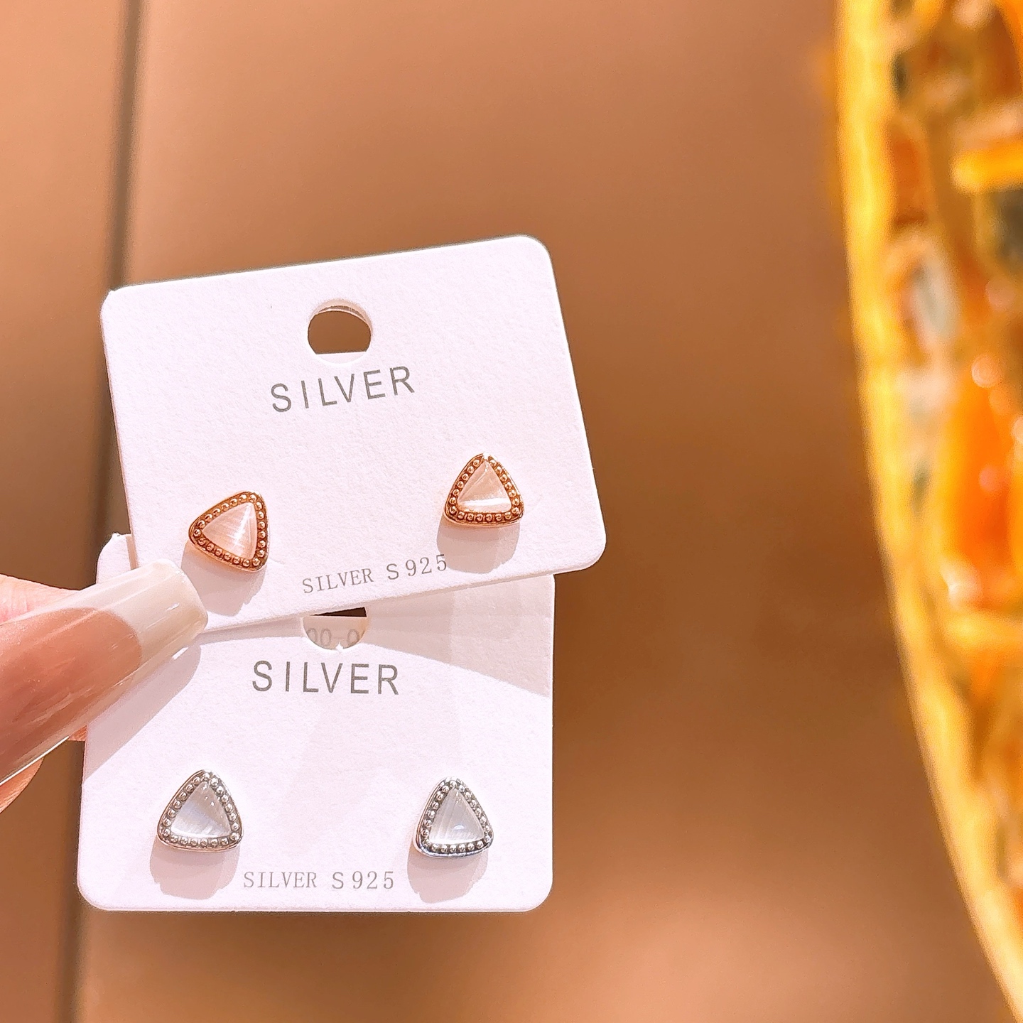 Nickel Free Silver Earrings Minimalist Graduation Silver