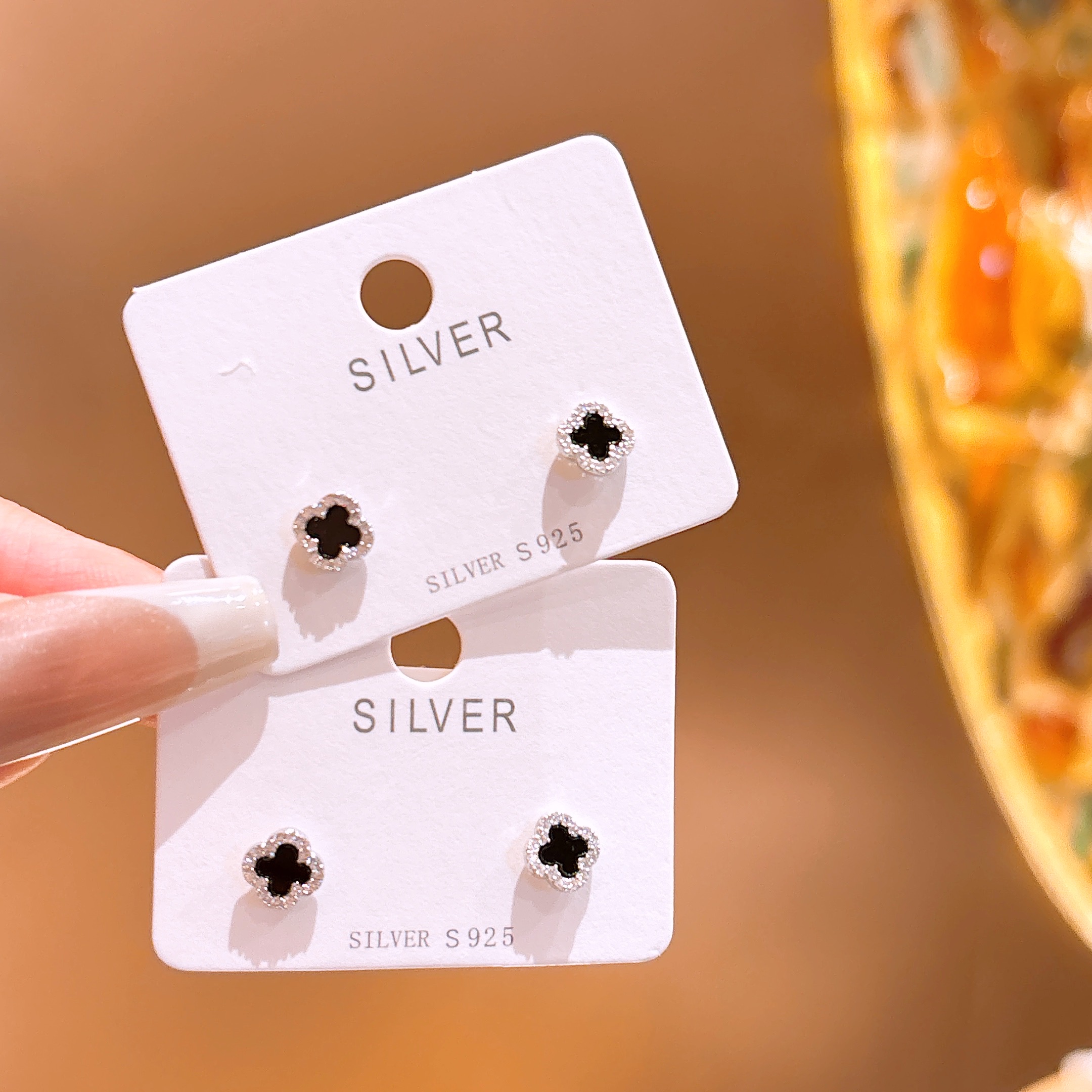 Hypoallergenic Silver Earrings Fashion Christmas Silver