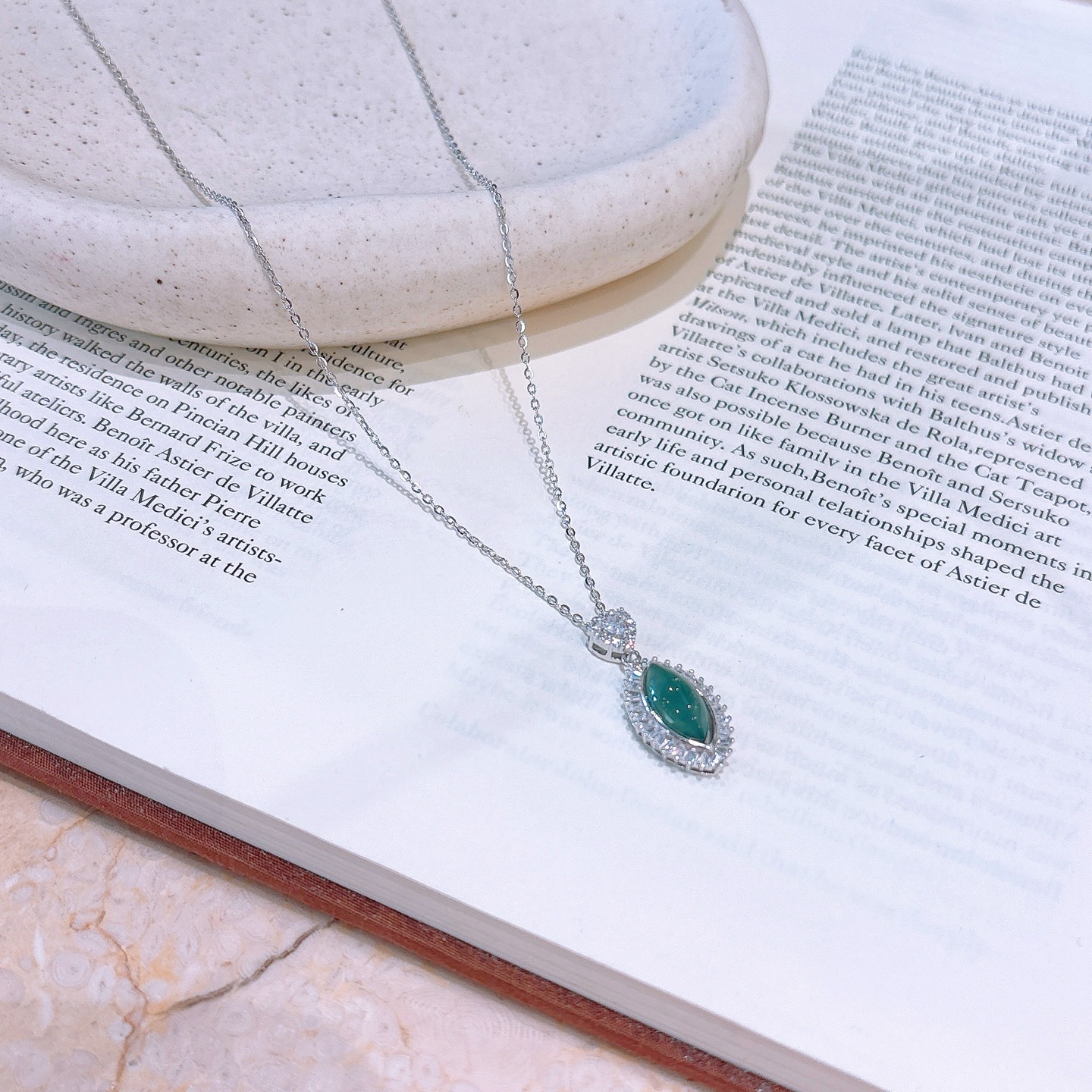 925 Silver Jadeite Necklace Lively Date Night Silver