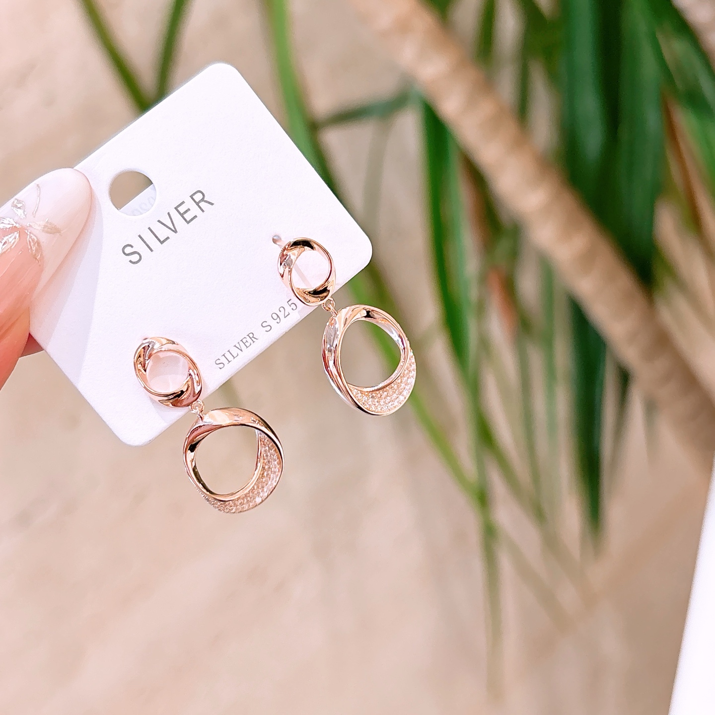 フレンチ925シルバーイヤリングシルバー 先生の日