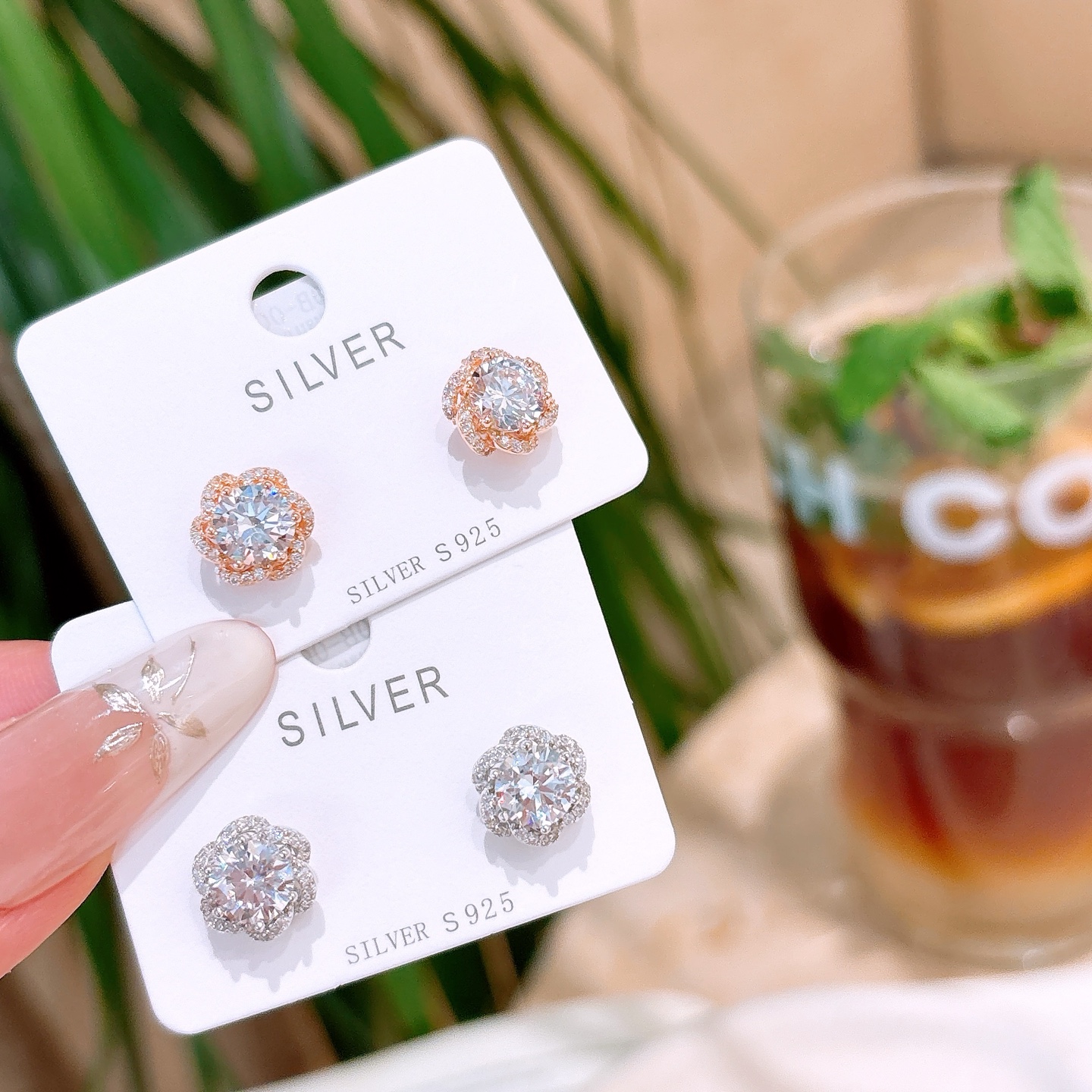 フレッシュ925シルバーイヤリングシルバー 父の日