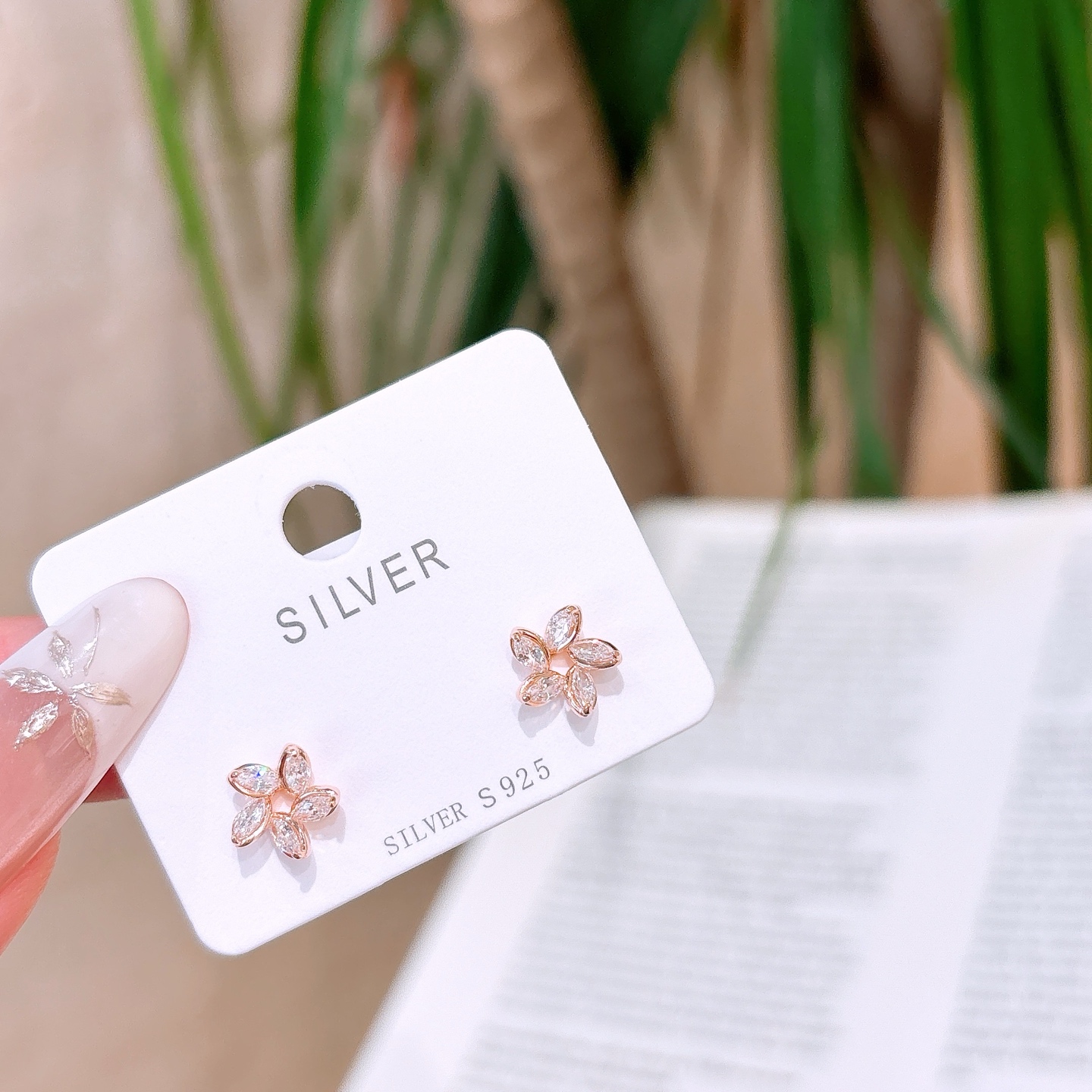 Fine Silver Earrings Soft Annual Party Gold