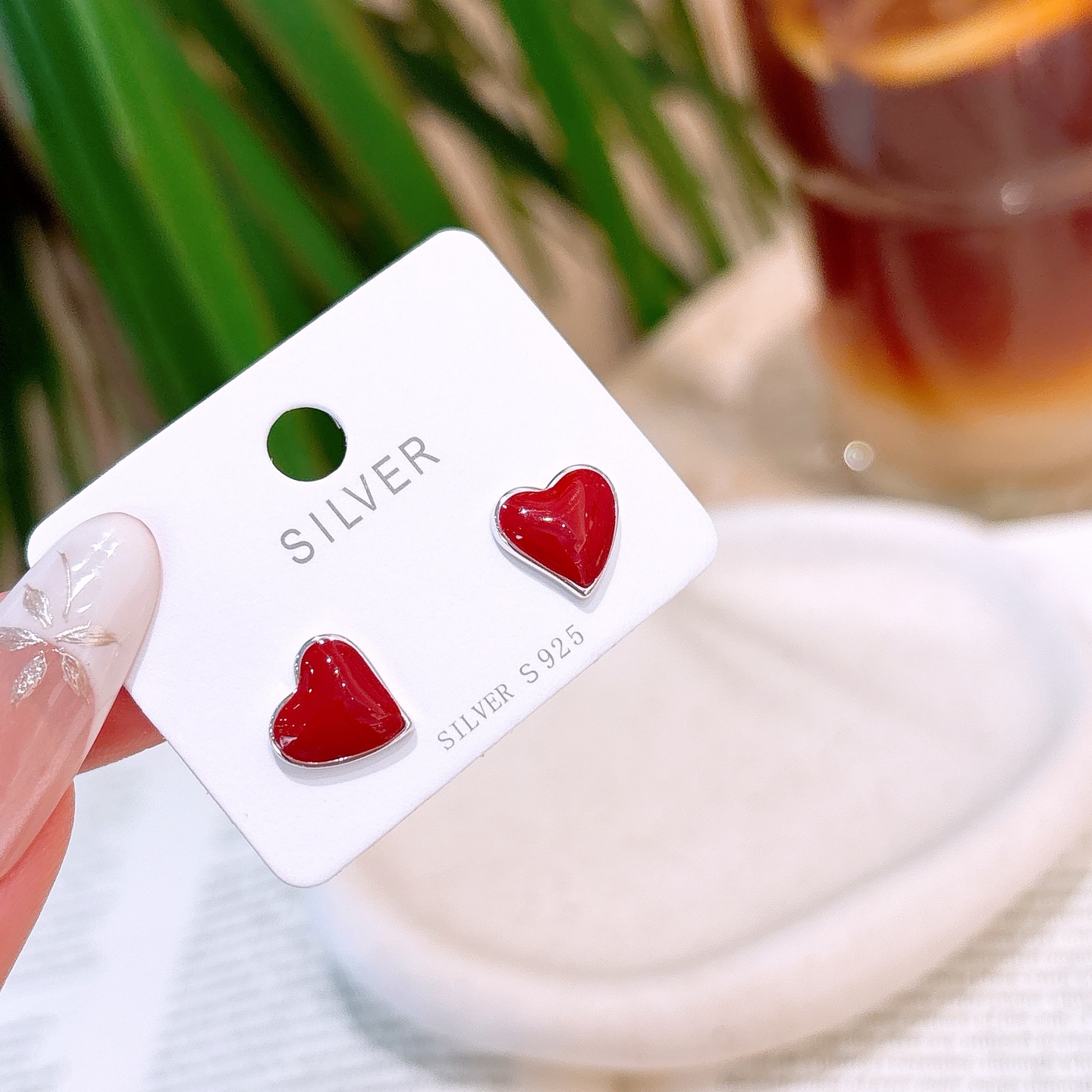 Fine Silver Earrings Romantic Gift for Her Gold