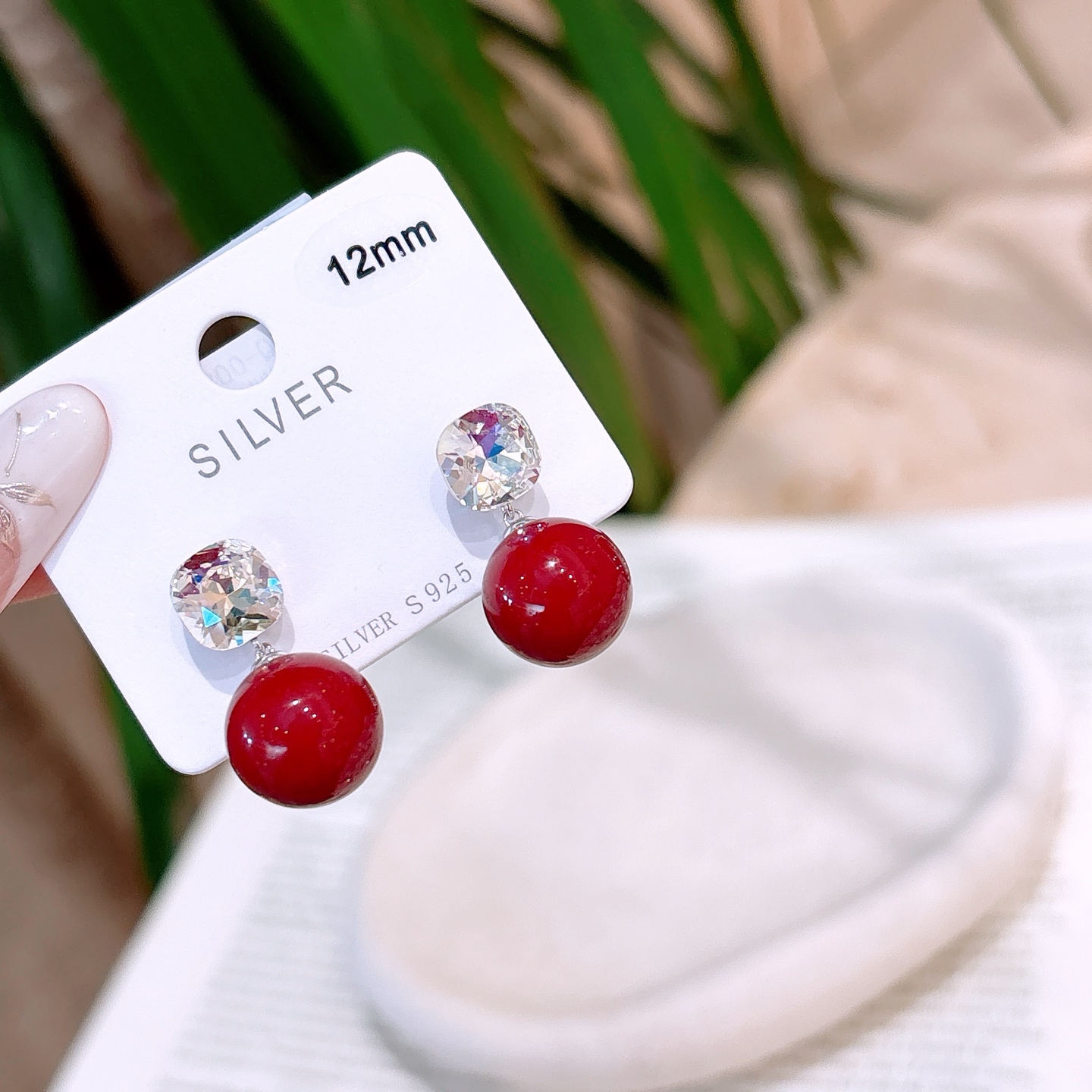 S925 Sterling Silver Earrings Elegant Birthday Gold