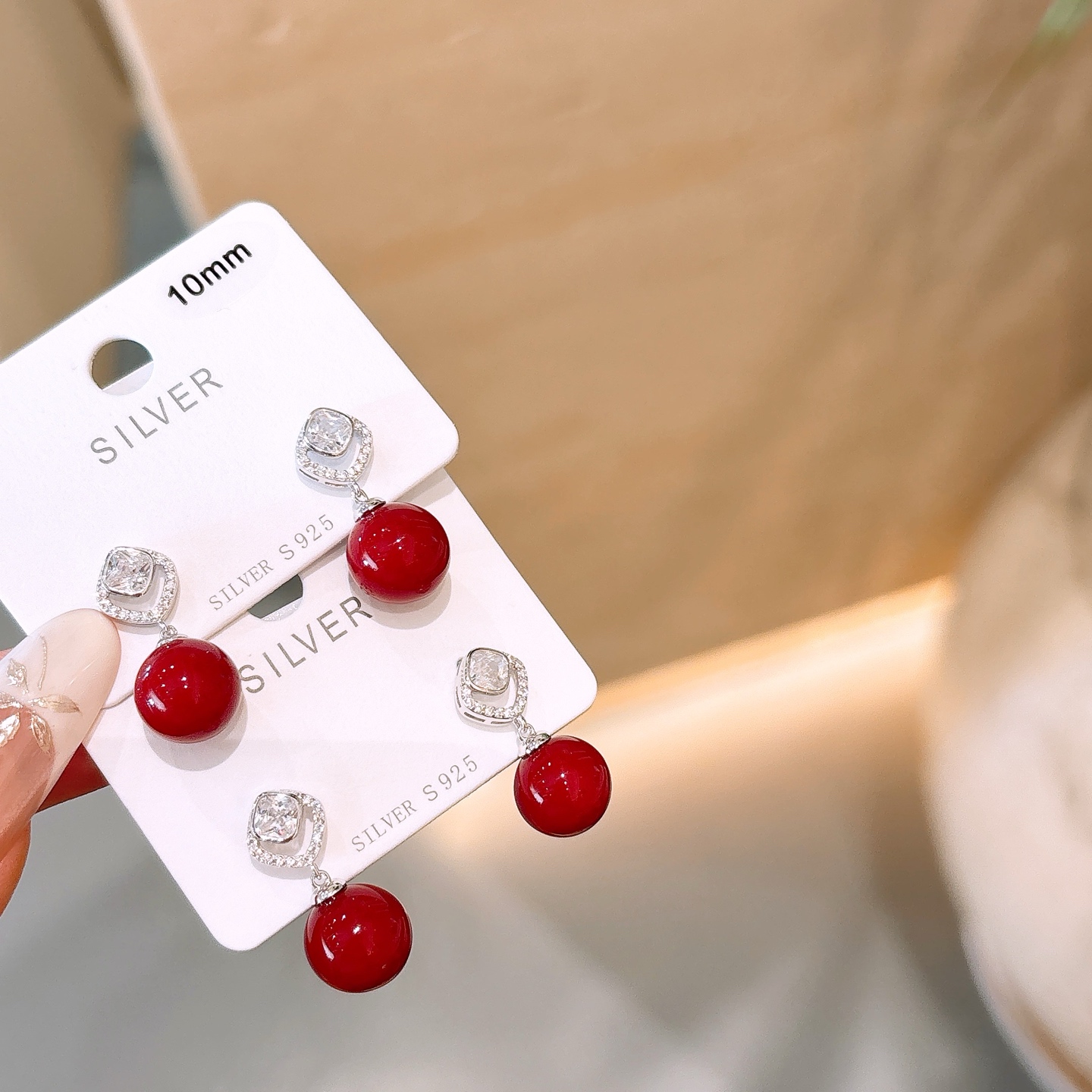 Hypoallergenic Silver Earrings French Bestie Gift Gold