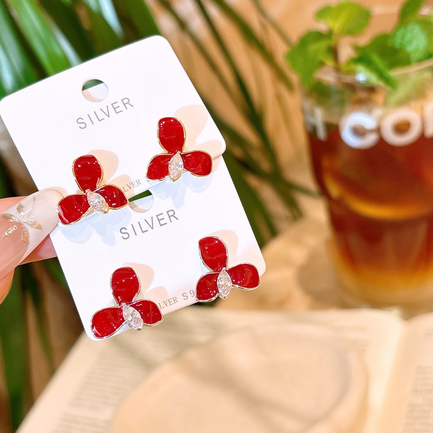 可愛いアレルギー対応シルバーイヤリングシルバー 告白