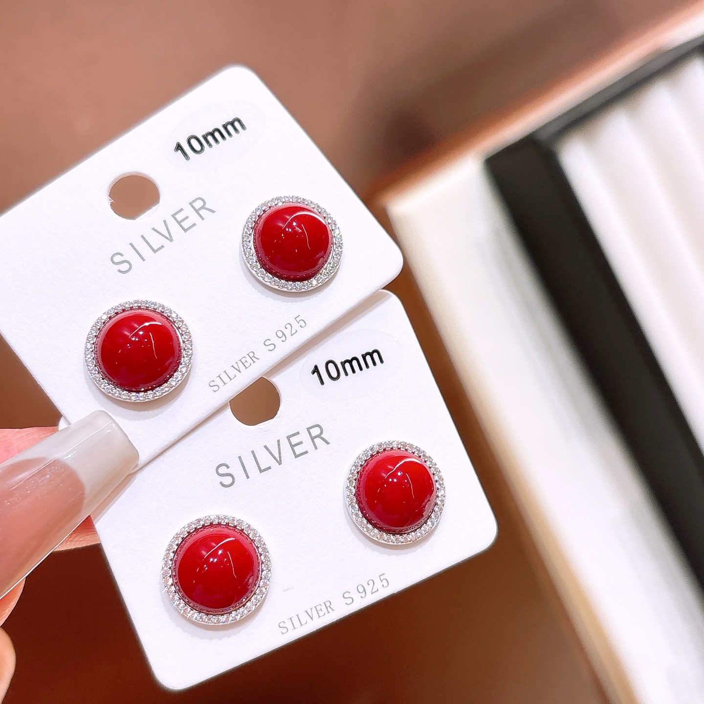 Feinsilber Ohrringe Verspielt Reise Gold