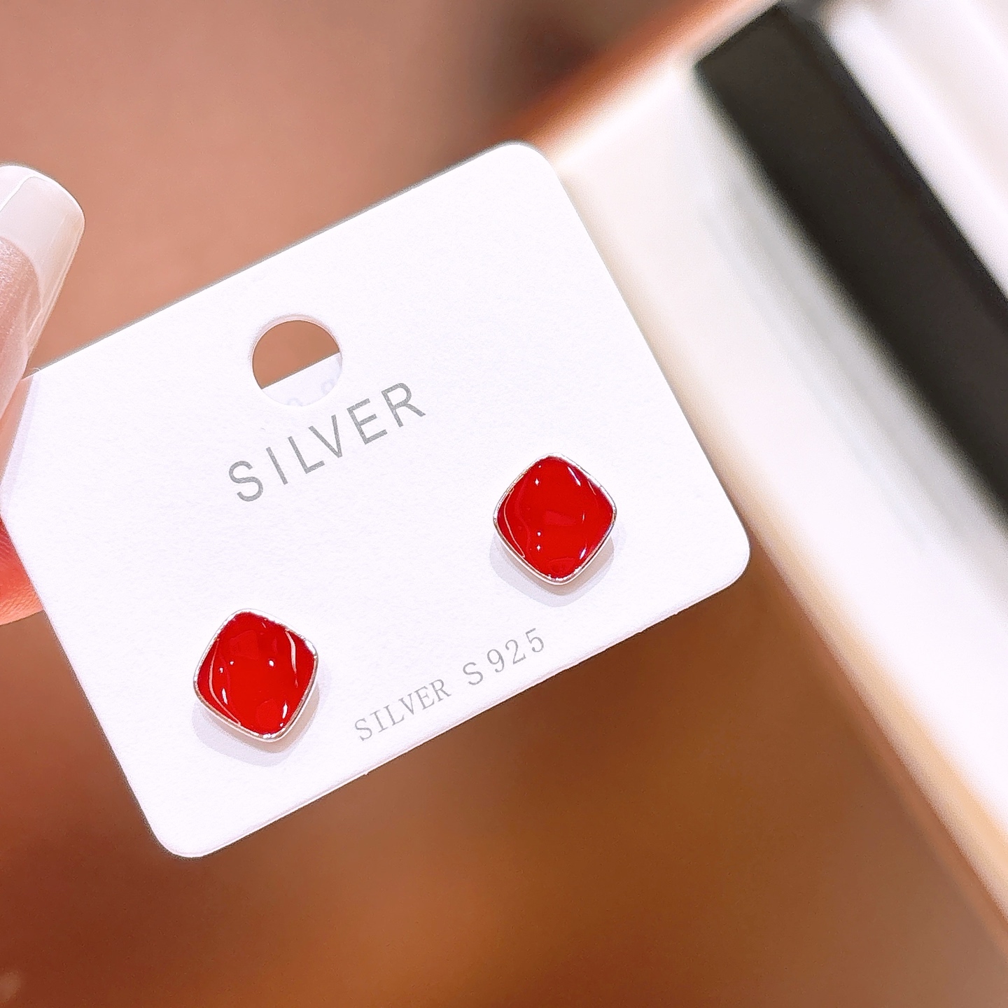 Feinsilber Ohrringe Einzigartig Arbeitsplatz Gold