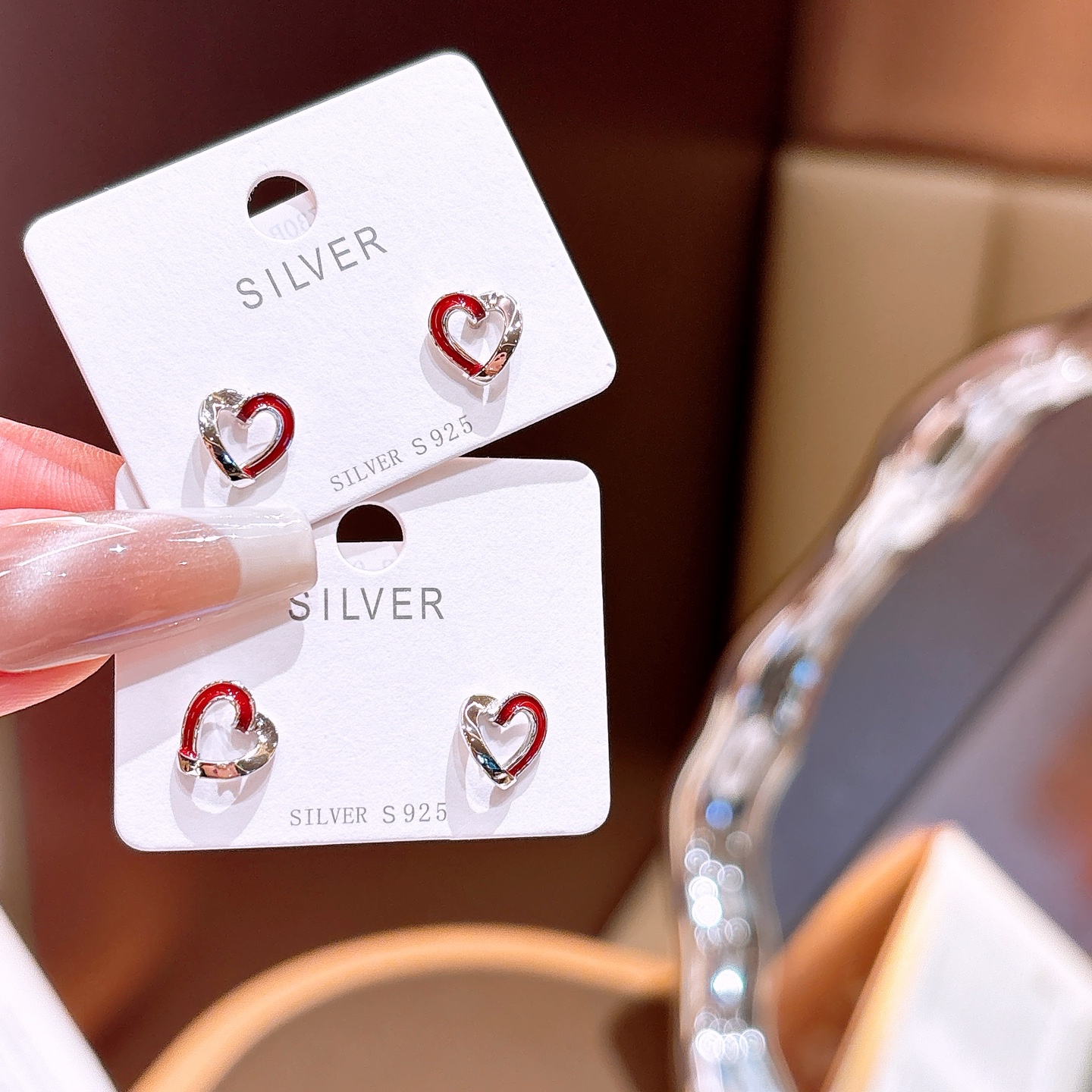 知性的ファインシルバーイヤリングシルバー 親友へのプレゼント