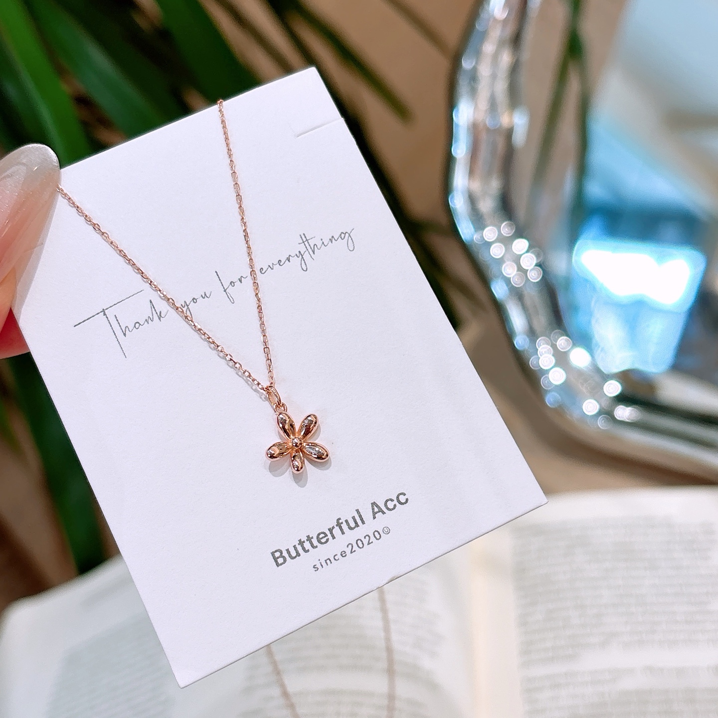 Nickelfreies Silber Kette Koreanischer Stil Hochzeitsgeschenk Gold