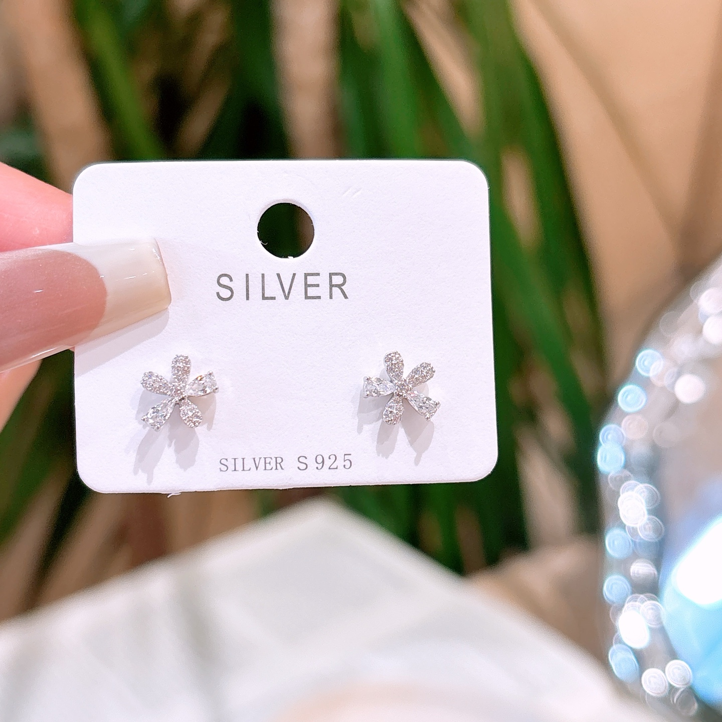 エレガント高品質シルバーイヤリングシルバー 春節