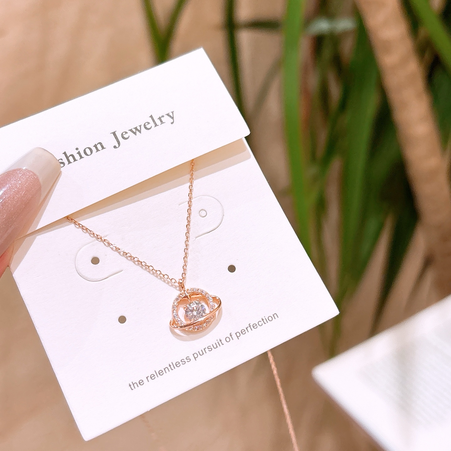 ラグジュアリーファインシルバーネックレスシルバー 春節