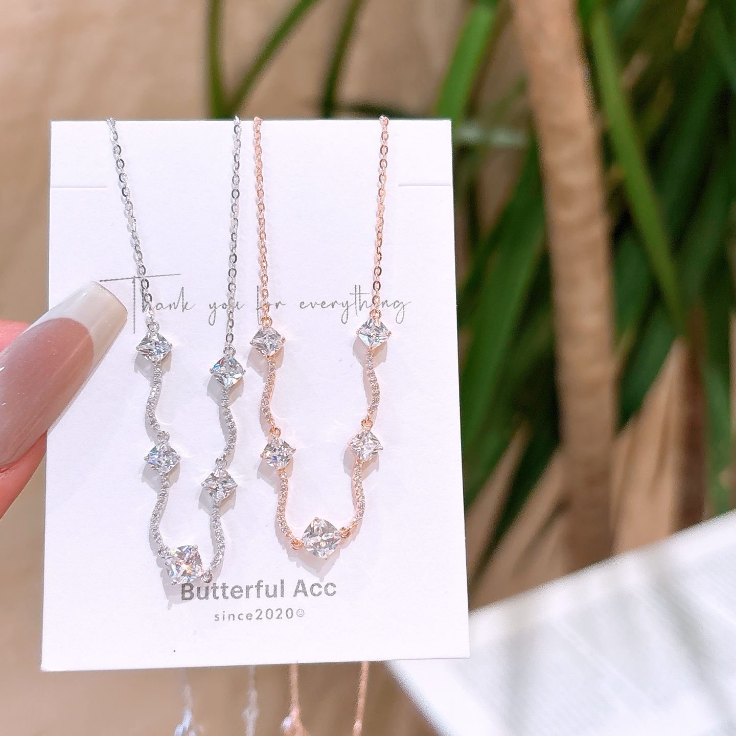 森ガール高品質シルバーネックレスシルバー バレンタインデー