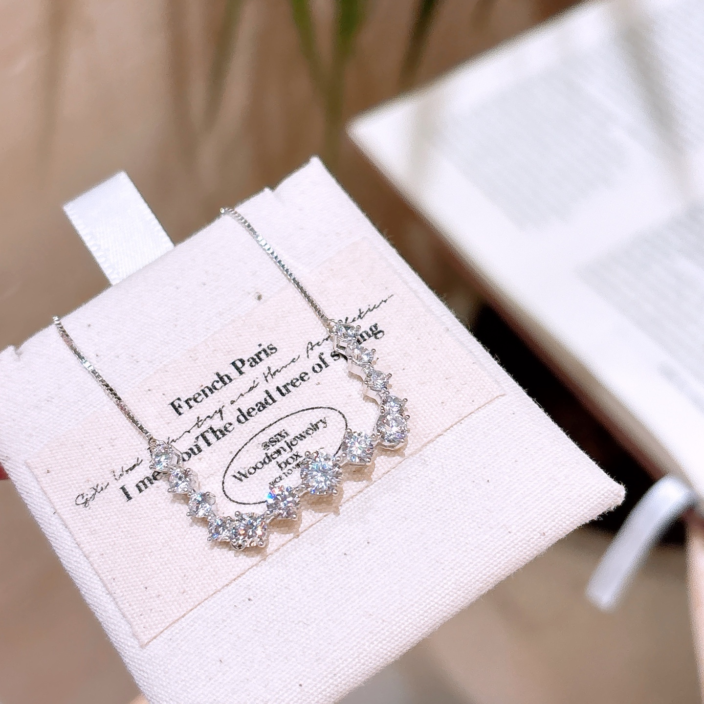 Hypoallergenic Silver Moissanite Bracelet French Self-love Silver