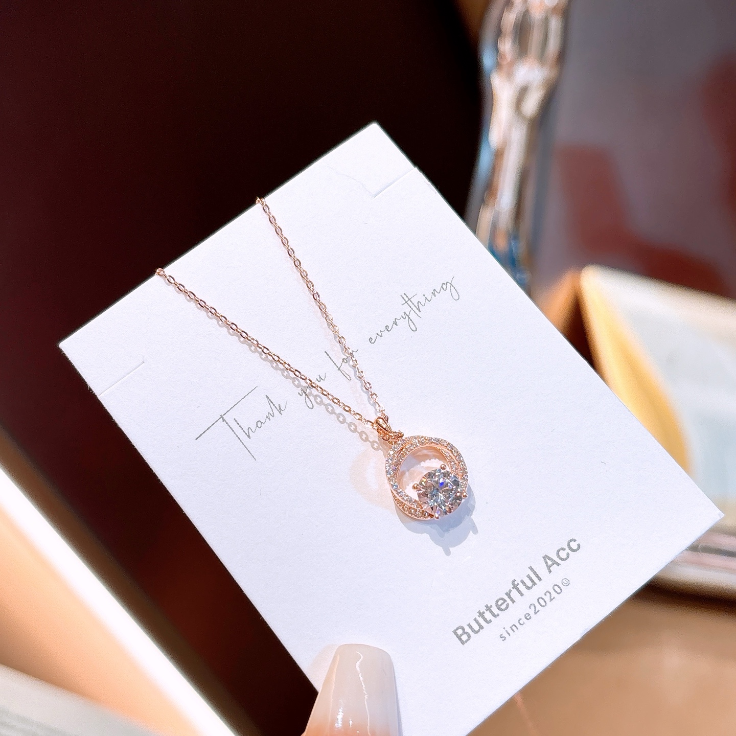 レトロ低アレルギー銀ネックレスゴールド 年次パーティー